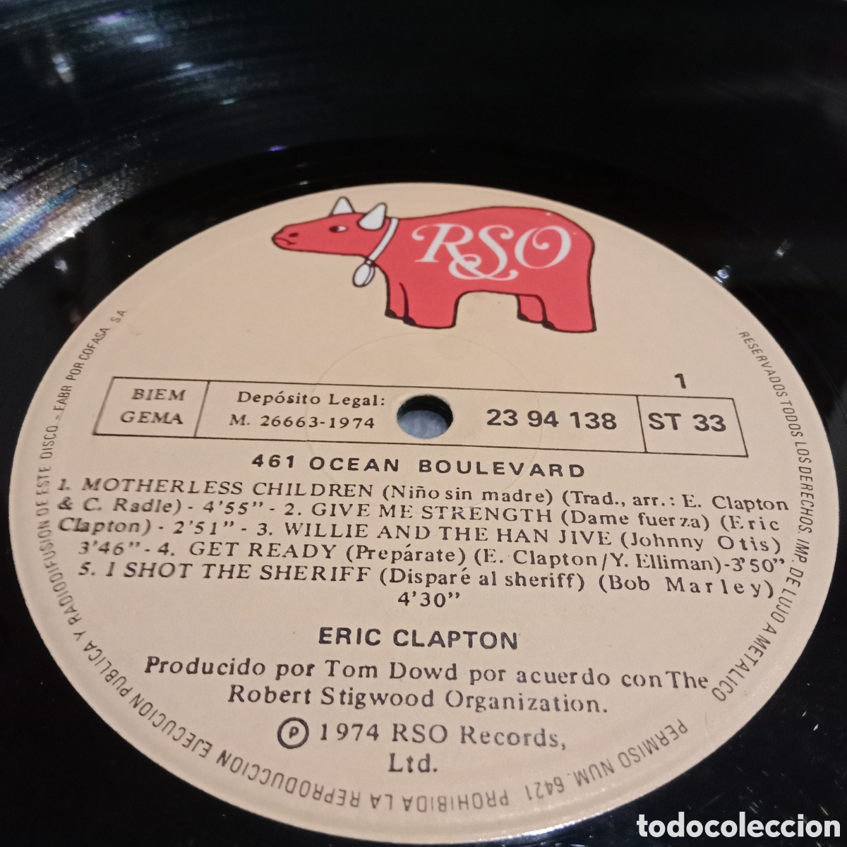 Discos de vinilo: ERIC CLAPTON - 461 OCEAN BOULEVARD - LP GATEFOLD - Foto 6