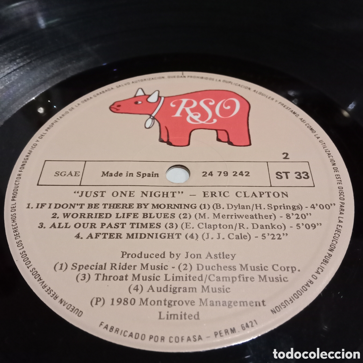 Discos de vinilo: ERIC CLAPTON - JUST ONE NIGHT - LP DOBLE GATEFOLD - Foto 7