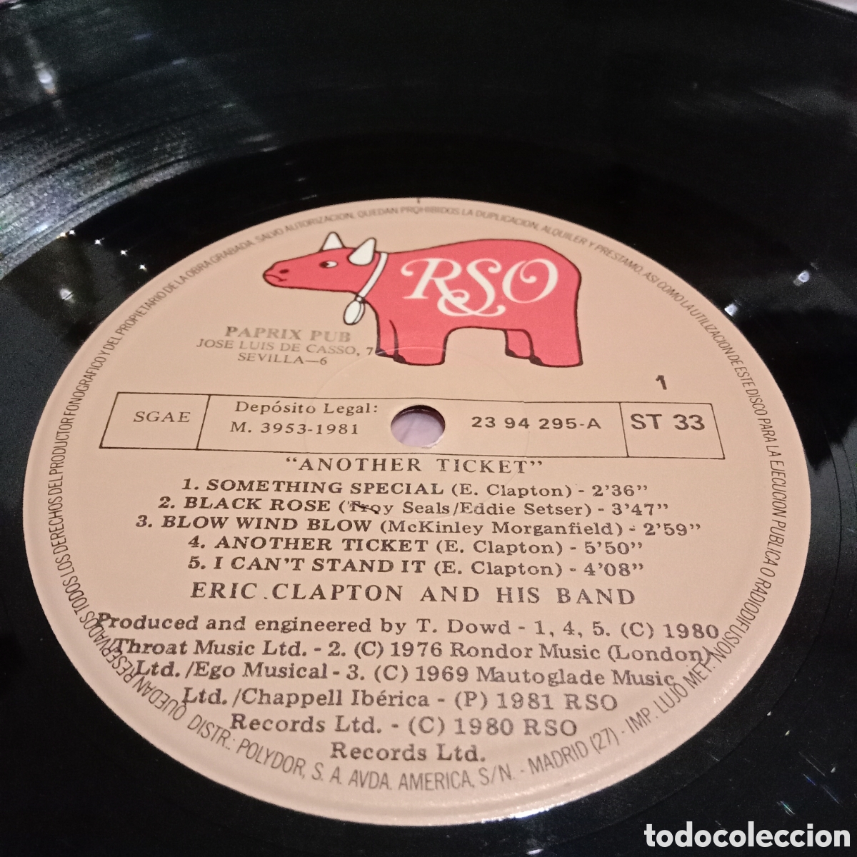 Discos de vinilo: ERIC CLAPTON - ANOTHER TICKET - LP - Foto 4