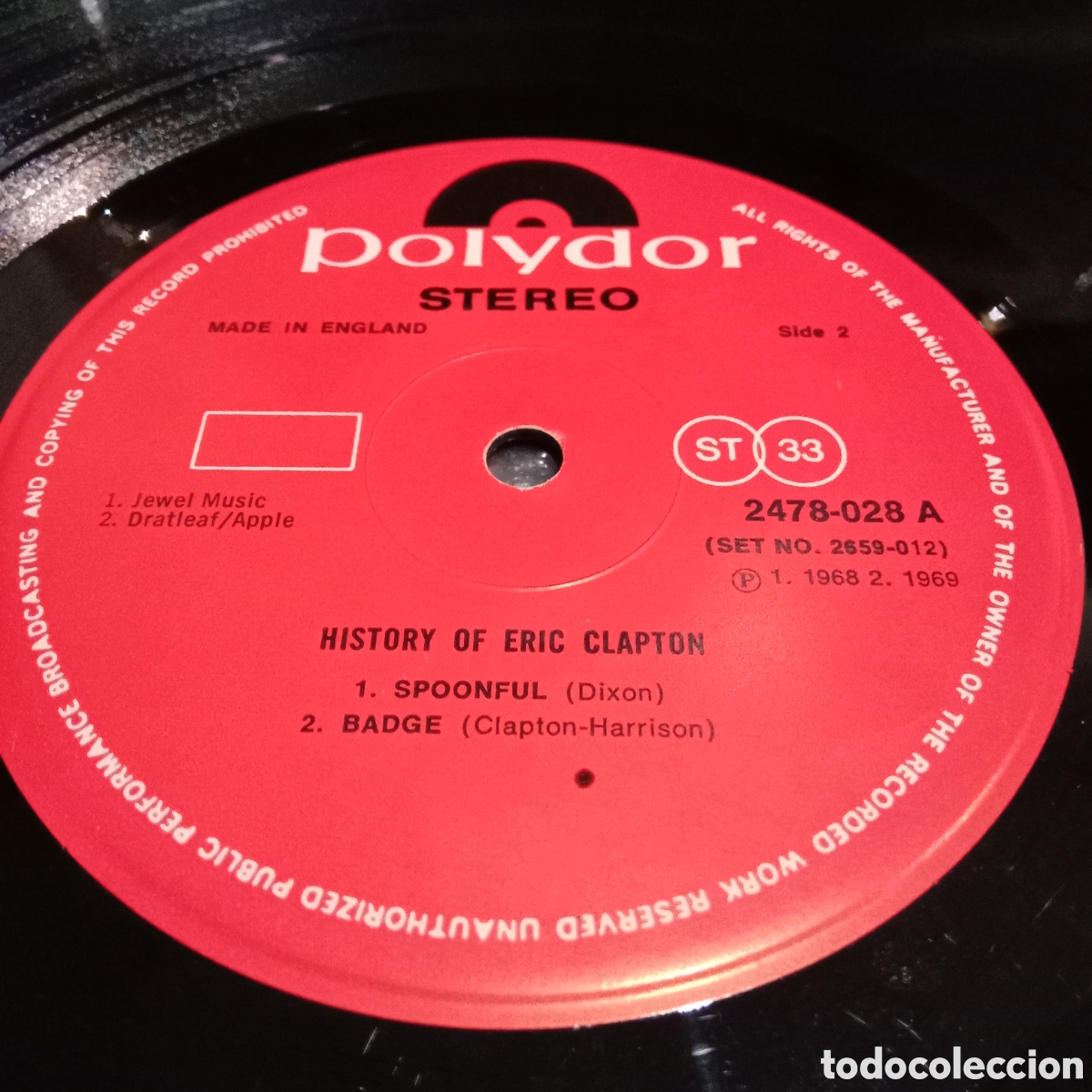 Discos de vinilo: ERIC CLAPTON - HISTORY OF ERIC CLAPTON - LP DOBLE GATEFOLD - Foto 8