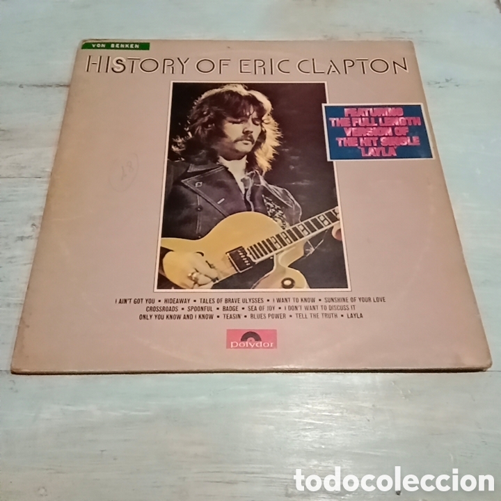 Discos de vinilo: ERIC CLAPTON - HISTORY OF ERIC CLAPTON - LP DOBLE GATEFOLD