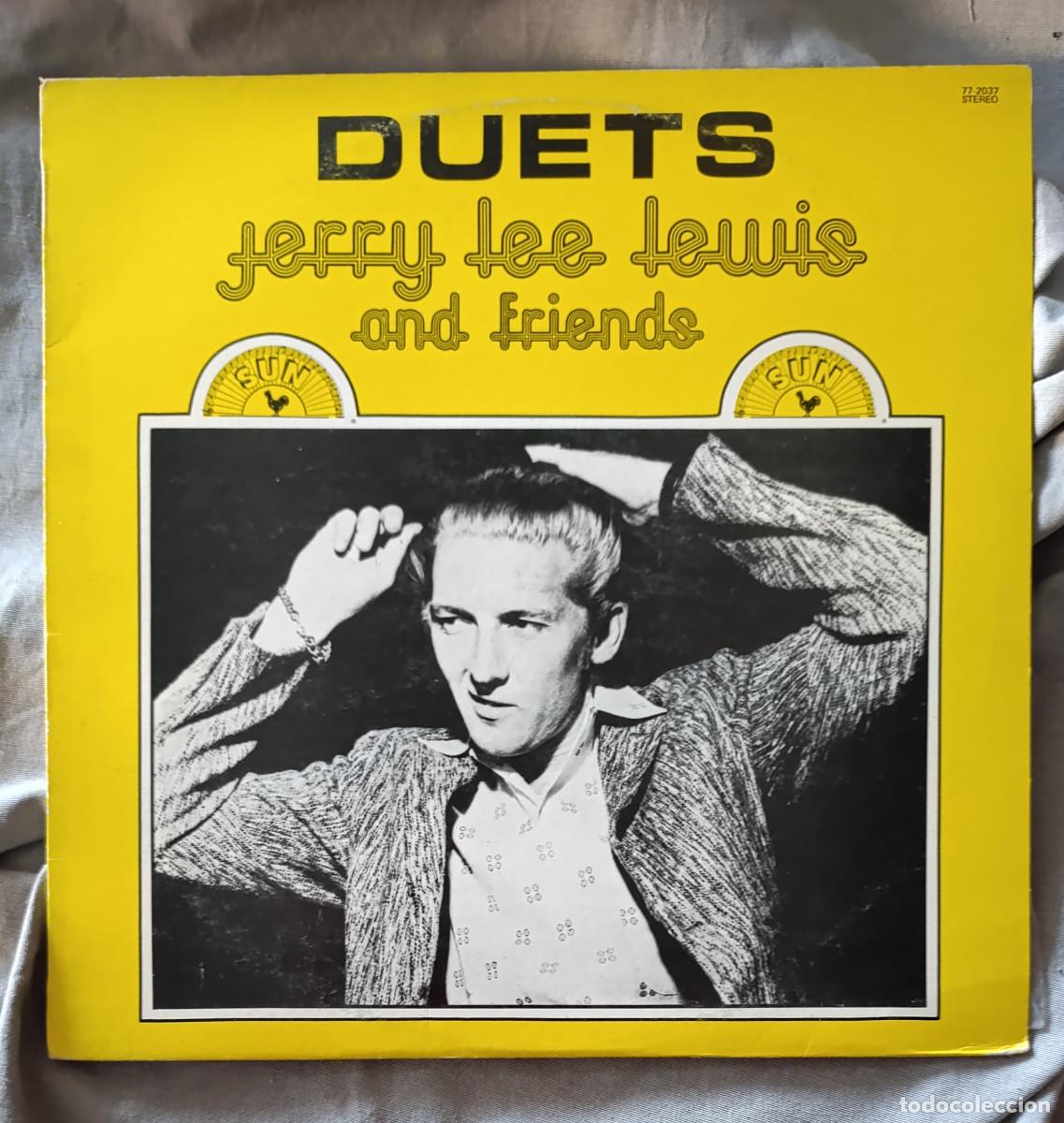 Dischi in vinile: JERRY LEE LEWIS - DUETS. LP edici&oacute;n espa&ntilde;ola 1979