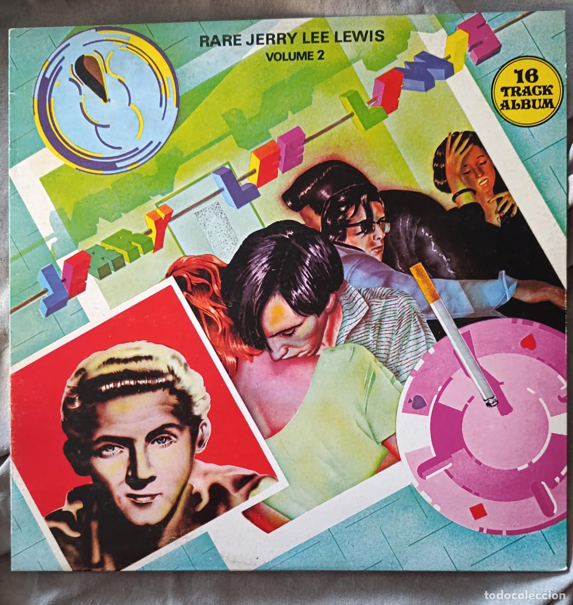Disques de vinyle: JERRY LEE LEWIS - RARE VOLUME 2. LP edici&oacute;n espa&ntilde;ola 1977