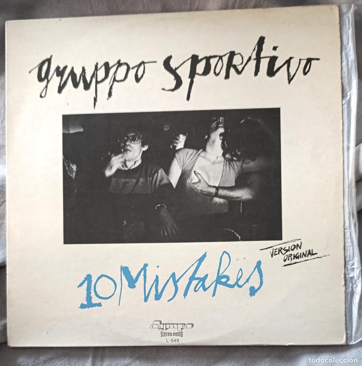 Discos de vinilo: GRUPPO SPORTIVO - 10 MISTAKES. LP edici&oacute;n espa&ntilde;ola 1978