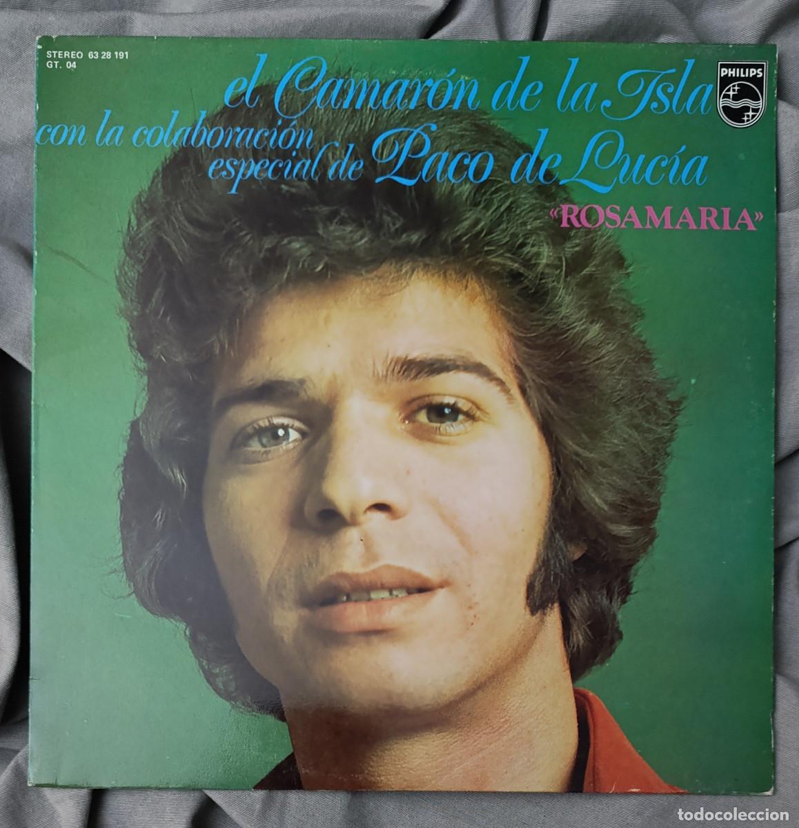 Discos de vinilo: CAMAR&Oacute;N DE LA ISLA con PACO DE LUC&Iacute;A - ROSA MAR&Iacute;A. Edici&oacute;n espa&ntilde;ola a&ntilde;o 1990