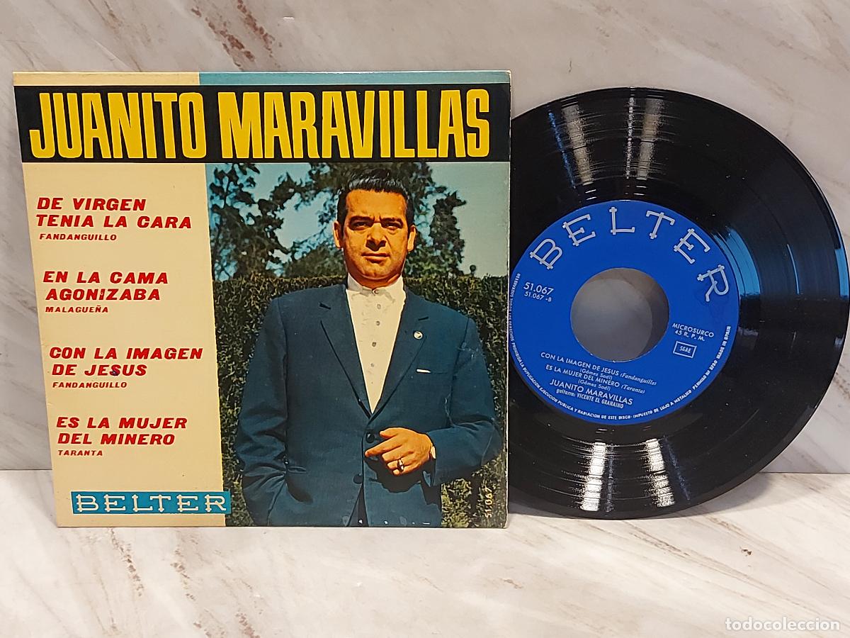Discos de vinilo: JUANITO MARAVILLAS | EP BELTER 51.067 | FLAMENCO 1965 | LUJO****