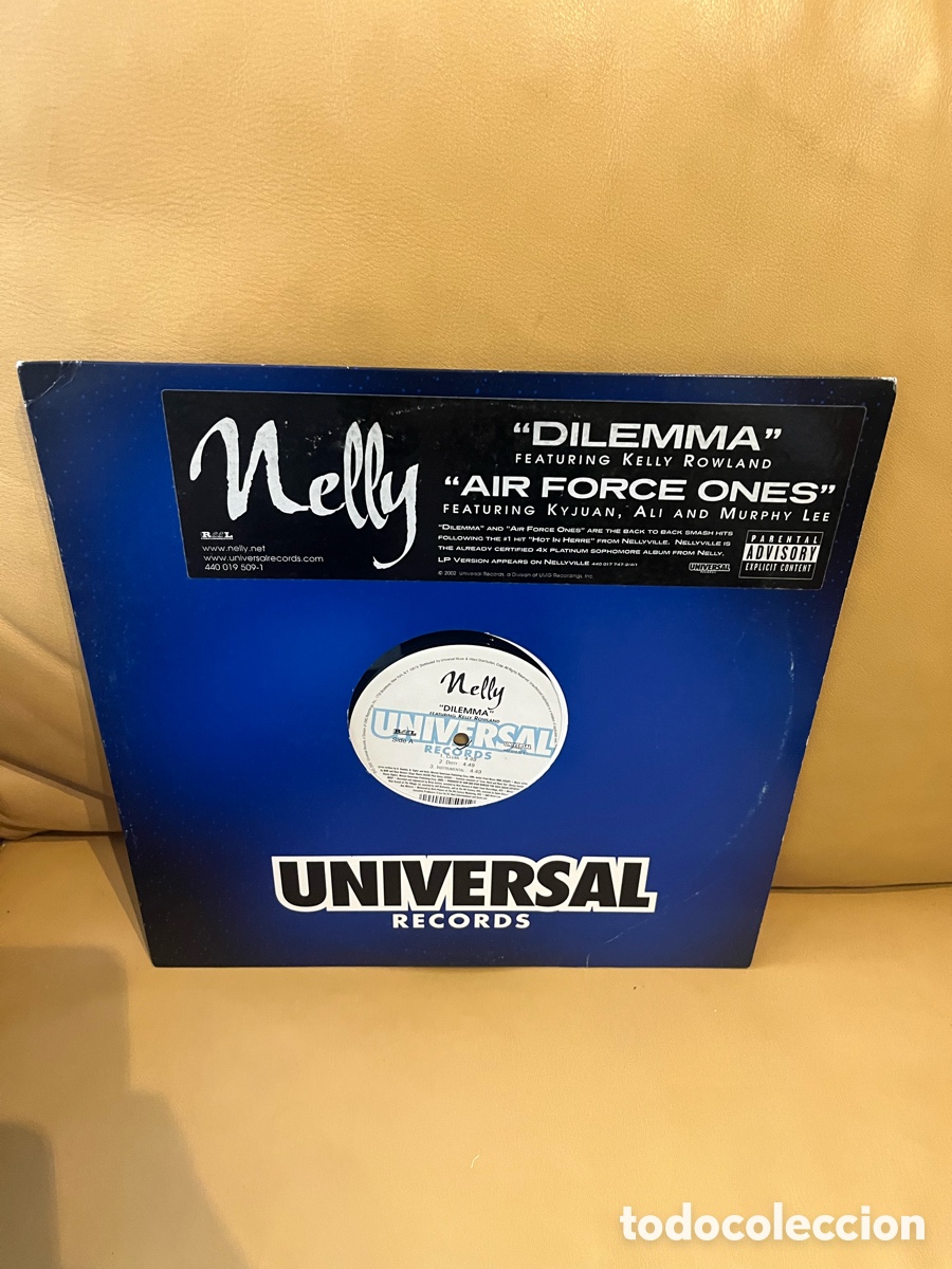 Discos de vinilo: Nelly Featuring Kelly Rowland Dilemma / Air Force Ones