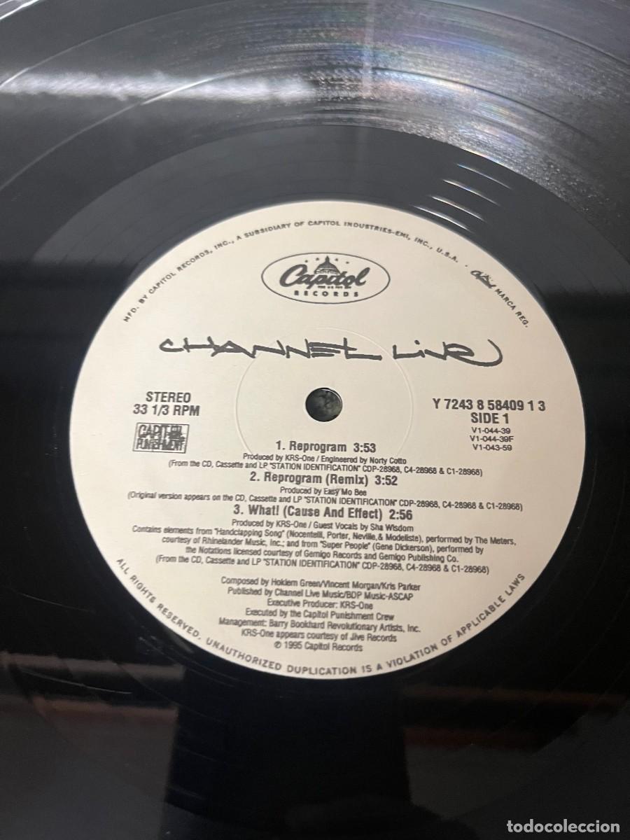 Discos de vinilo: Channel Live Reprogram / Mad Izm (Remix) - Foto 3