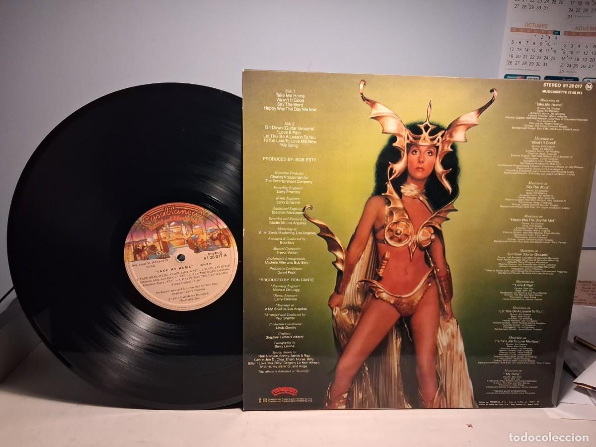 Discos de vinilo: LP CHER - TAKE ME HOME (EDICION ESPA&Ntilde;A) - Foto 2