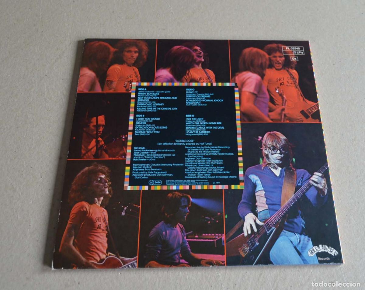 Discos de vinilo: HOT TUNA - DOUBLE DOSE (DISCO DOBLE) - Foto 2
