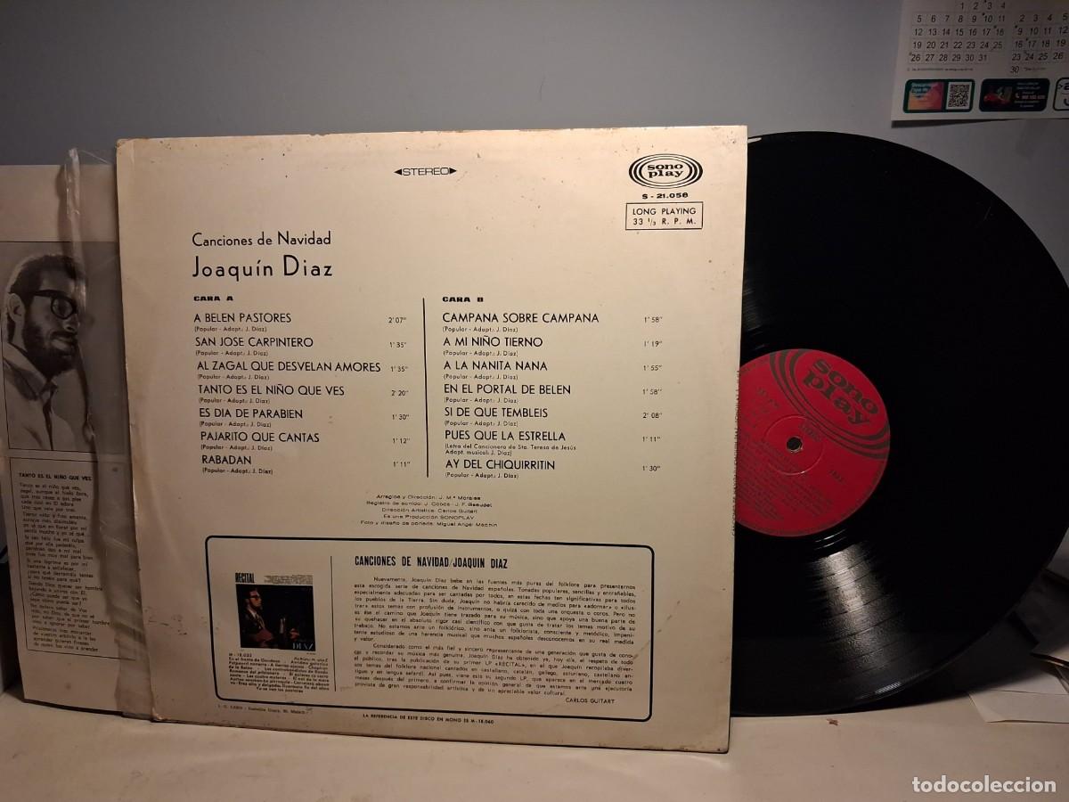 Discos de vinilo: LP JOAQUIN DIAZ - CANCIONES DE NAVIDAD - Foto 2