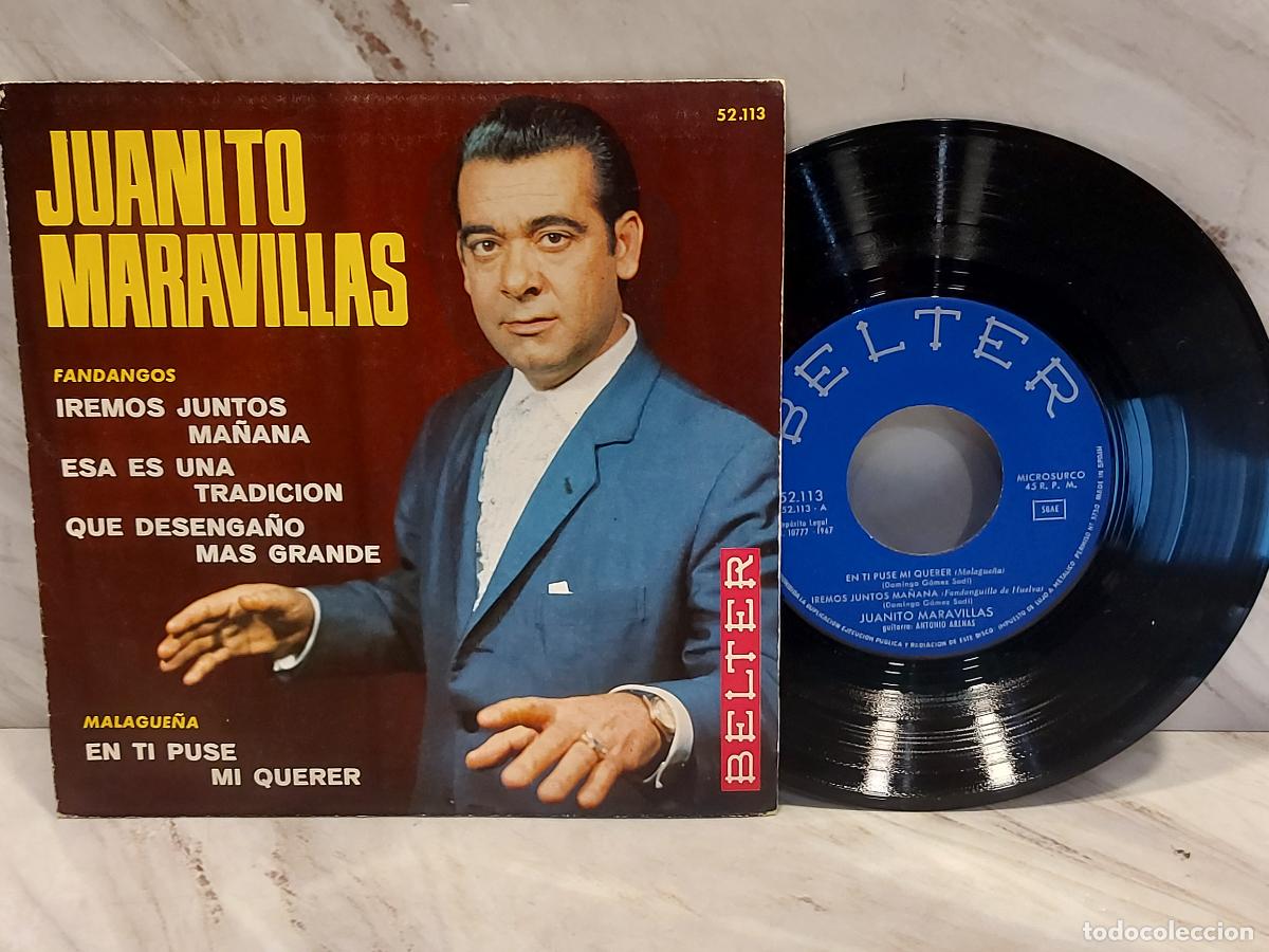 Discos de vinilo: JUANITO MARAVILLAS | EP BELTER 52.113 | FLAMENCO 1967 | LUJO****