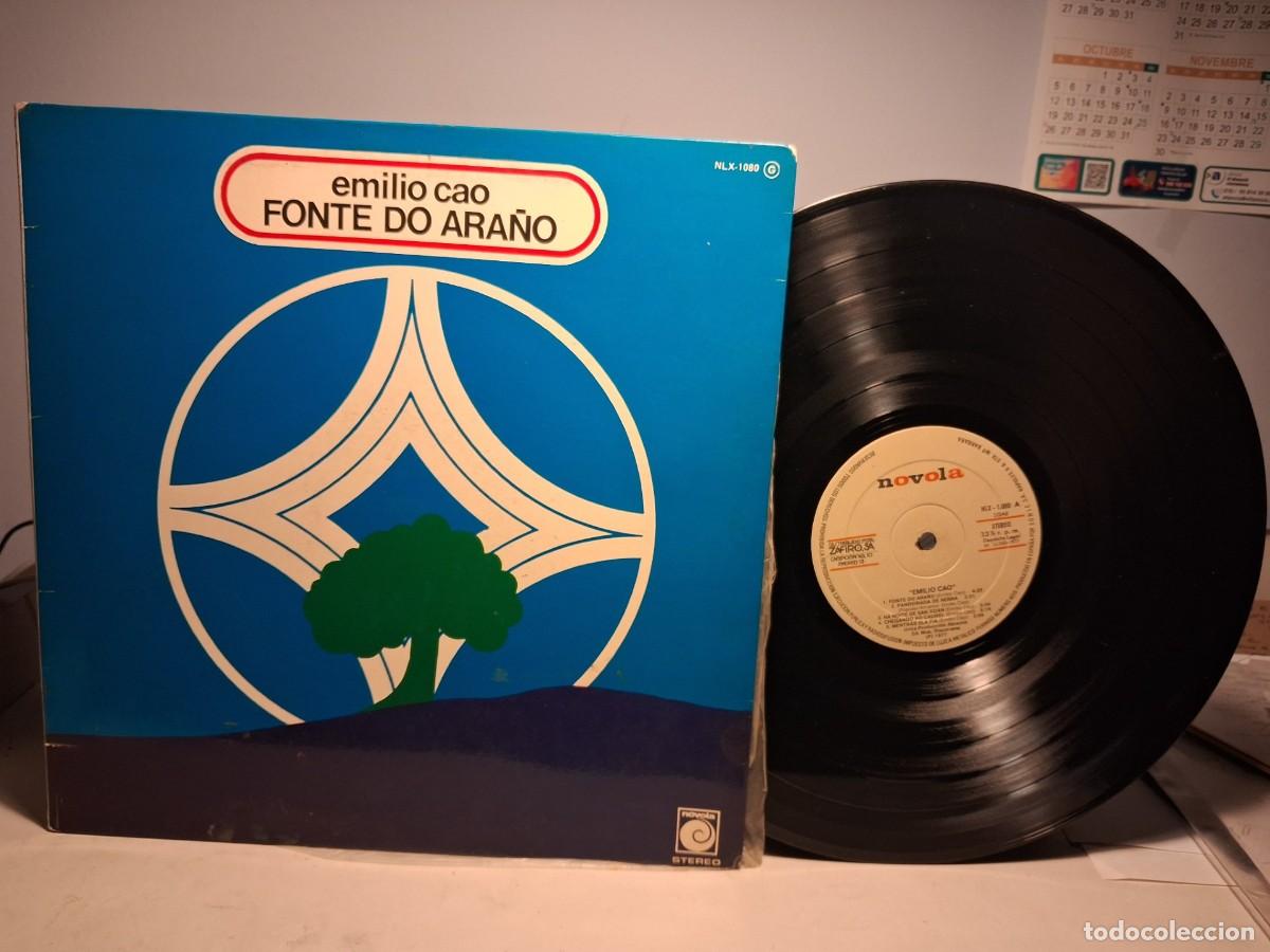 Discos de vinilo: LP EMILIO CAO - FONTE DO ARA&Ntilde;O - Foto 1