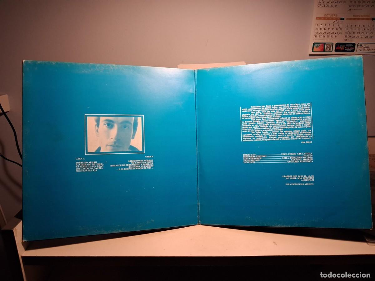 Discos de vinilo: LP EMILIO CAO - FONTE DO ARA&Ntilde;O - Foto 2