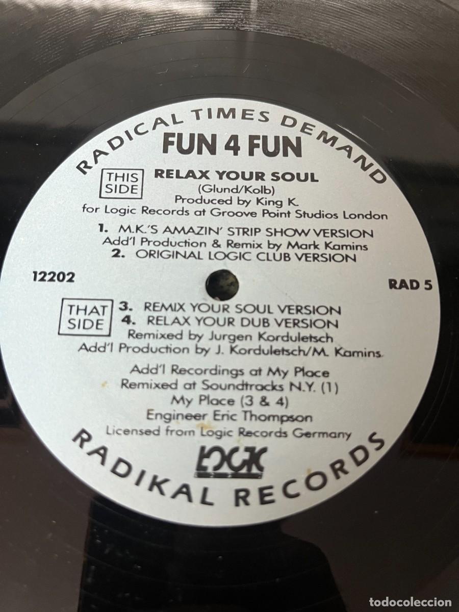 Discos de vinilo: Fun 4 Fun Relax Your Soul - Foto 3