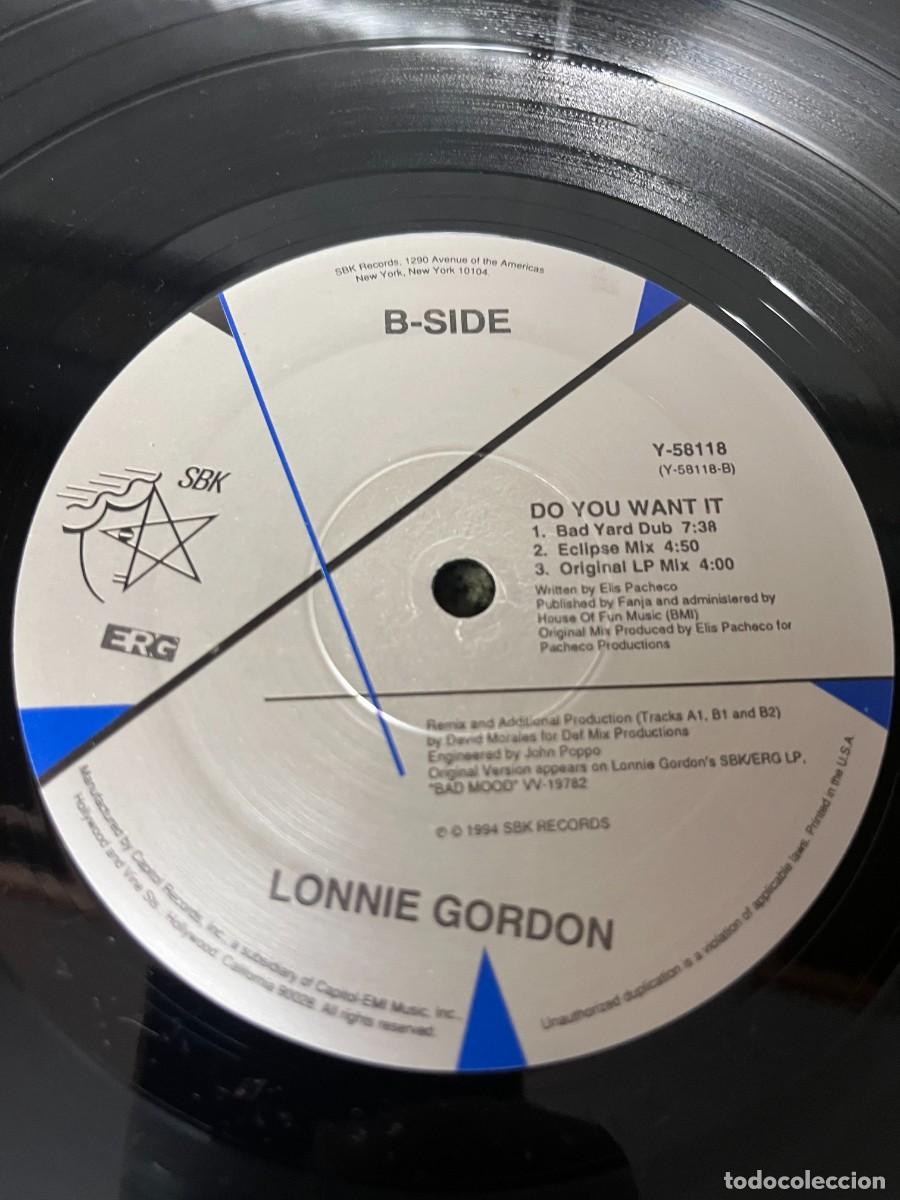 Discos de vinilo: Lonnie Gordon Do You Want It - Foto 3