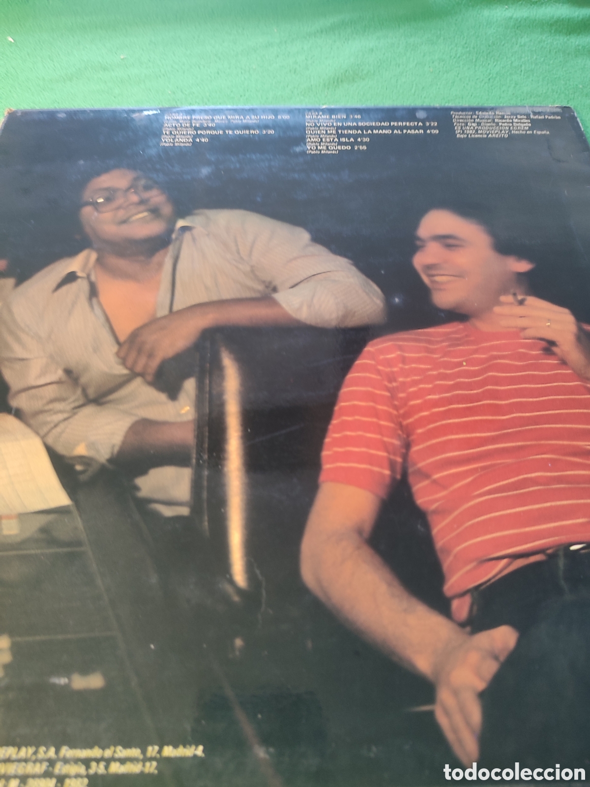 Discos de vinilo: Pablo Milan&eacute;s - Acto de f&eacute; edici&oacute;n 1982 - Foto 3