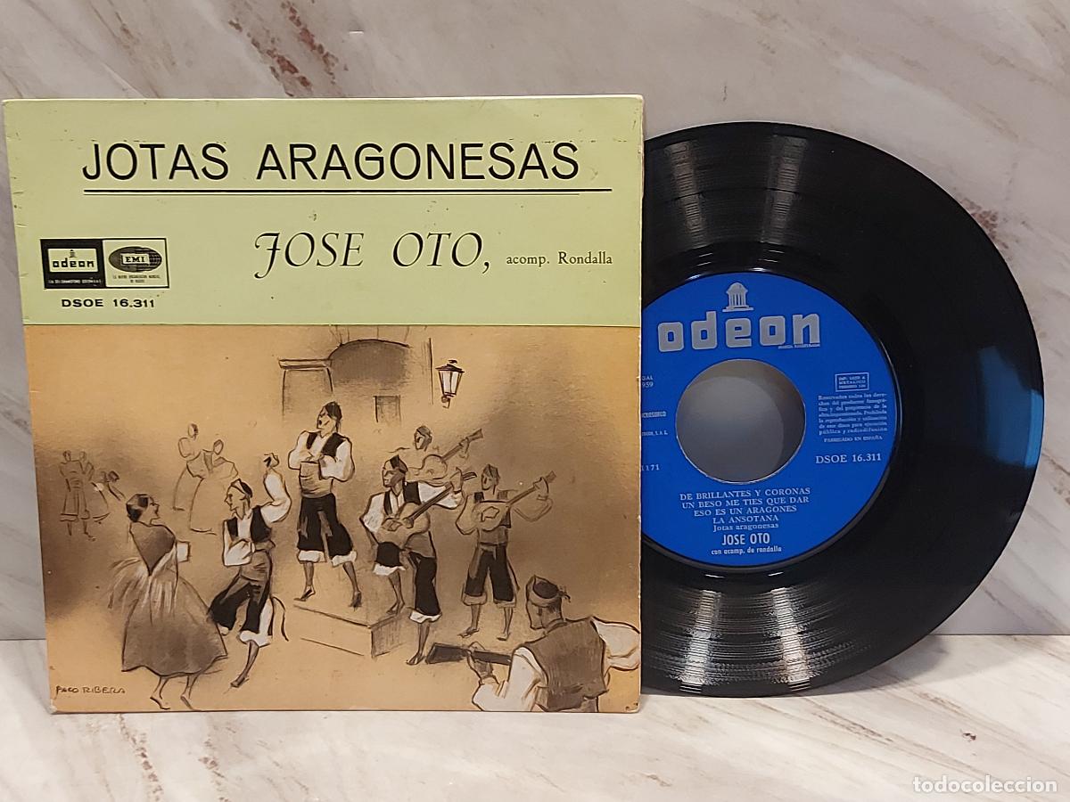 Discos de vinilo: JOSE OTO | JOTAS ARAGONESAS | EP ODEON DSOE 16.311 1959 | MBC***