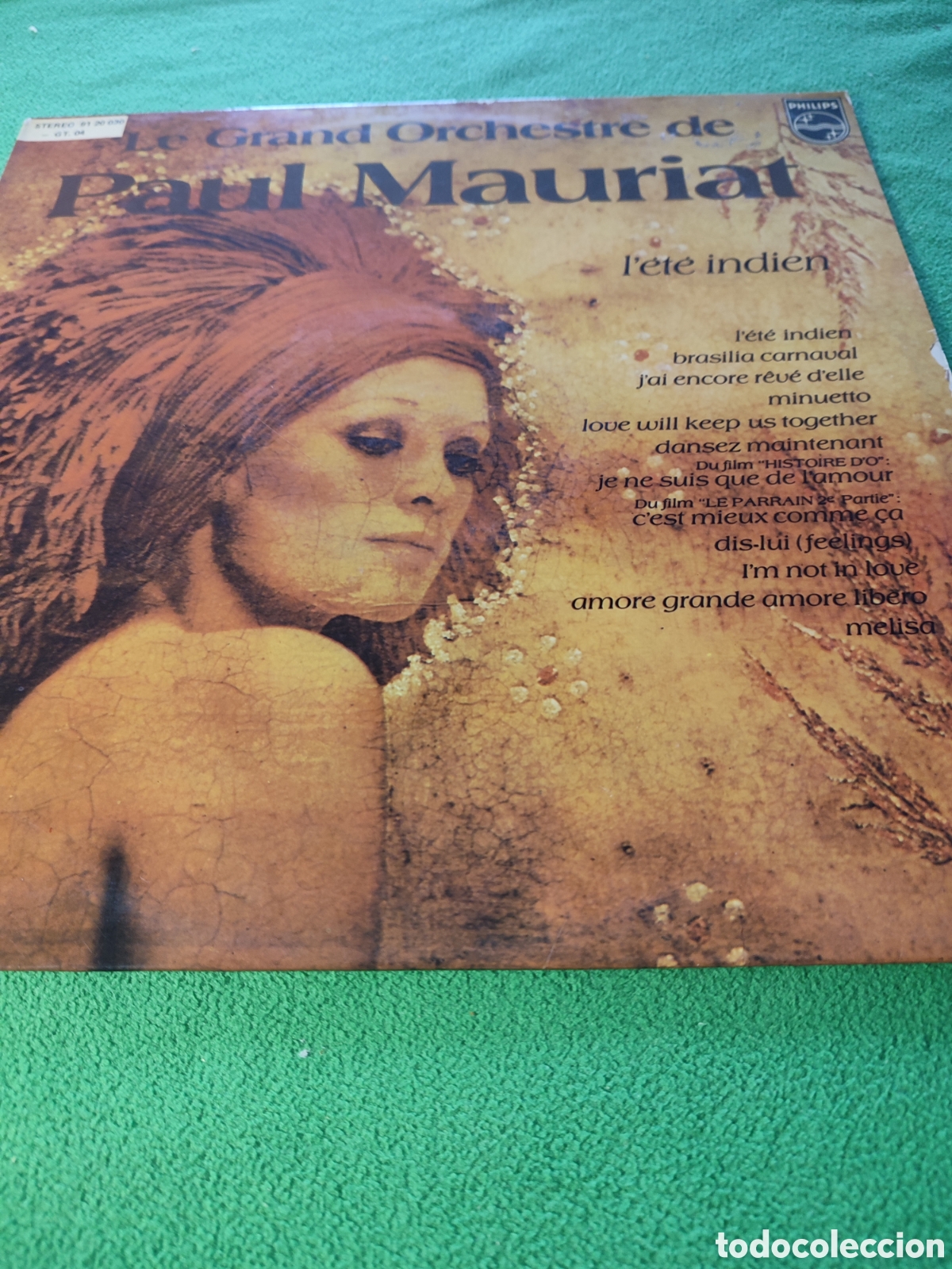Discos de vinilo: Paul Mauriat - L'ete indien edici&oacute;n 1975