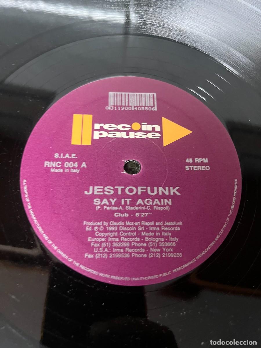 Discos de vinilo: Jestofunk Say It Again - Foto 3