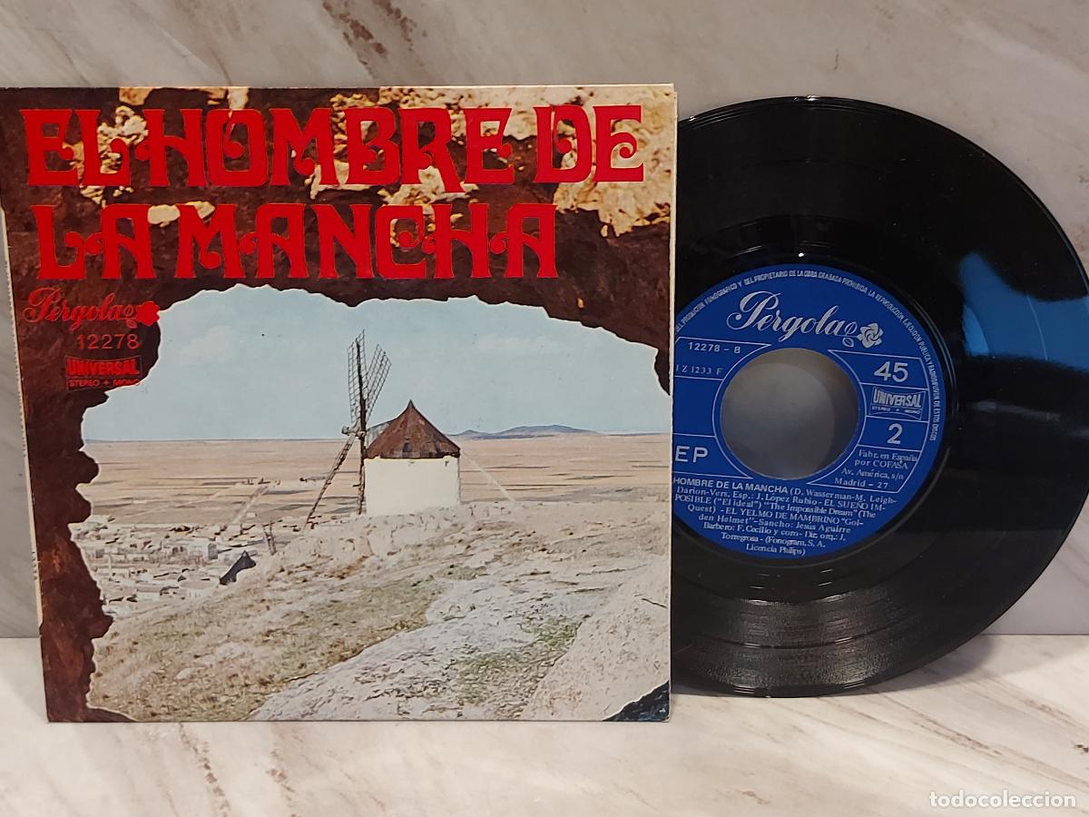 Discos de vinilo: LUIS SAGI-VELA | EL HOMBRE DE LA MANCHA | EP P&Eacute;RGOLA 12278 1973 | LUJO****