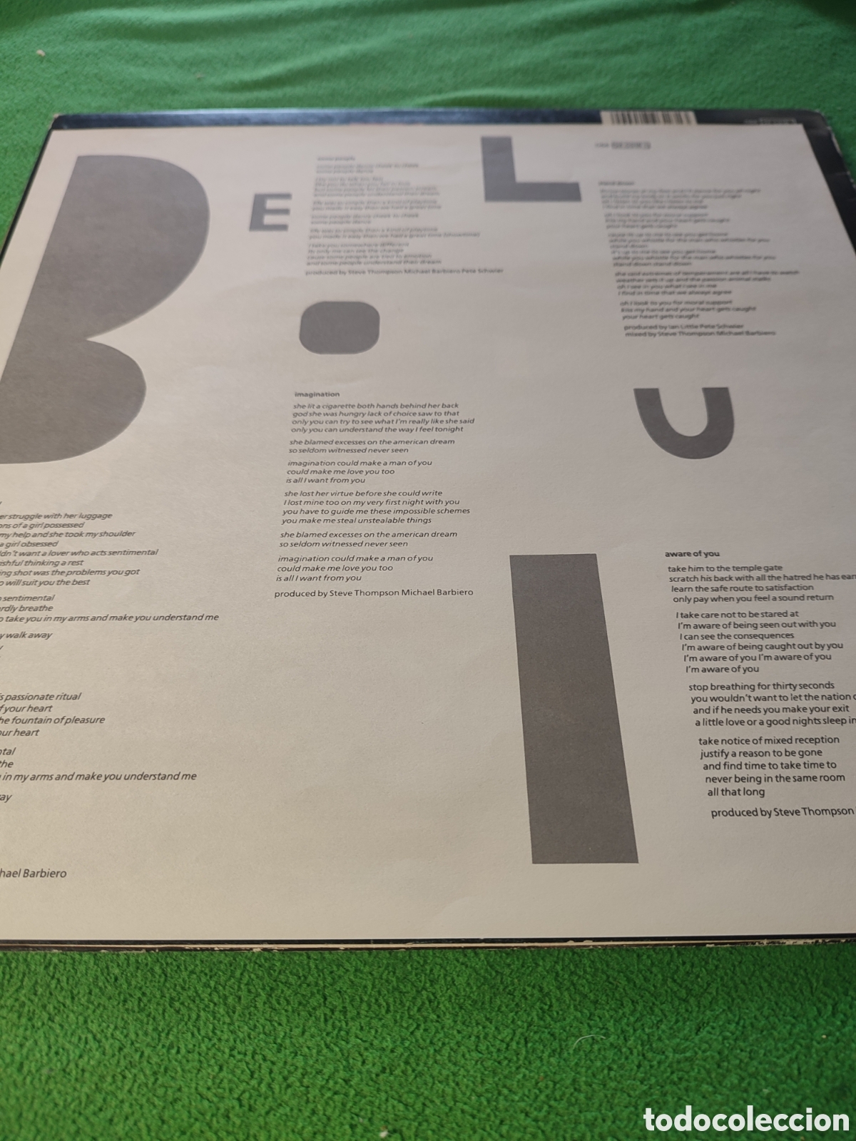 Discos de vinilo: Belouis Some - Some people edici&oacute;n 1985 - Foto 2