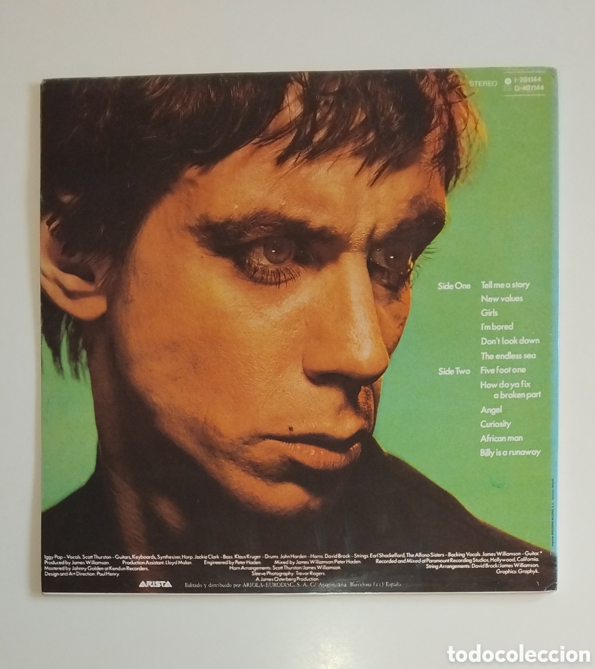 Discos de vinilo: Iggy pop, new values Lp - Foto 3