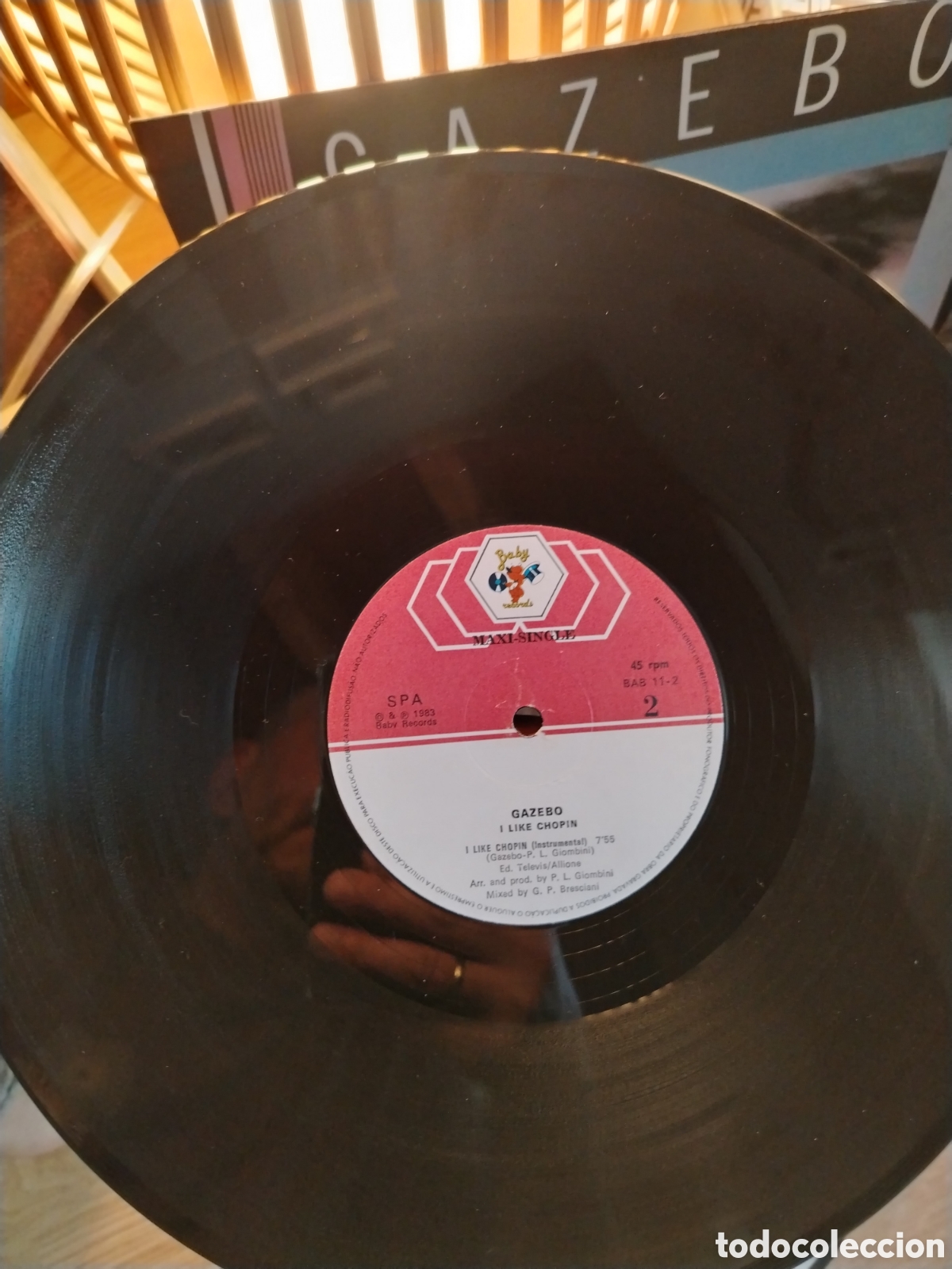 Discos de vinilo: GAZEBO - I Like Chopin, Maxi 1983 - Foto 3