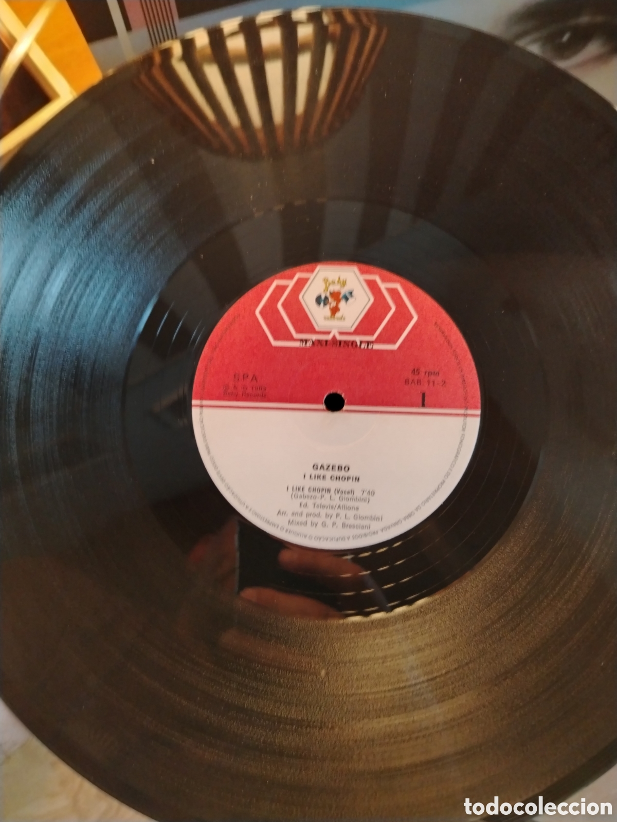 Discos de vinilo: GAZEBO - I Like Chopin, Maxi 1983 - Foto 4