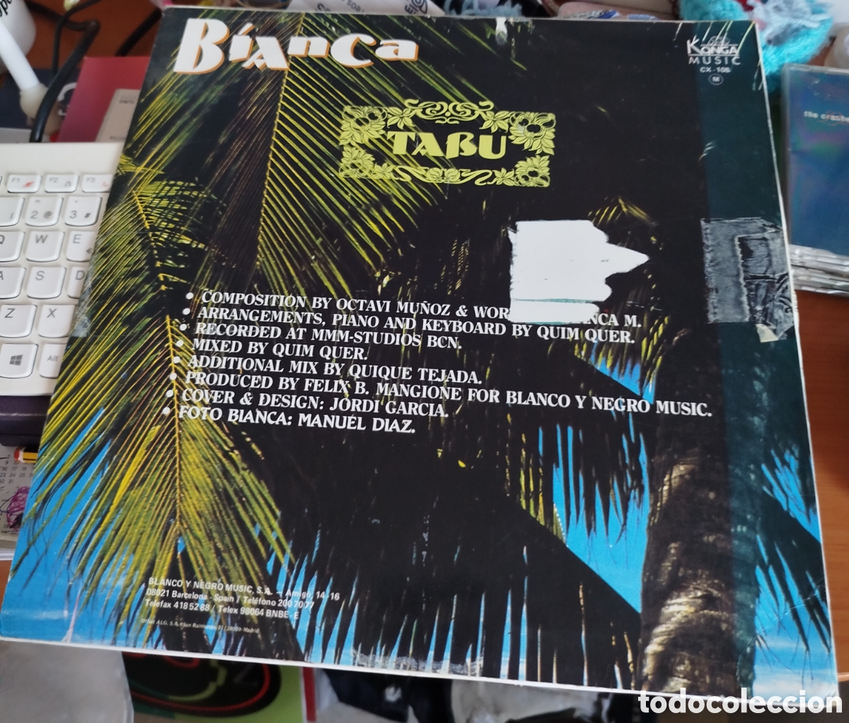 Discos de vinilo: Bianca - Tab&uacute;. LEER DESCRIPCI&Oacute;N - Foto 2