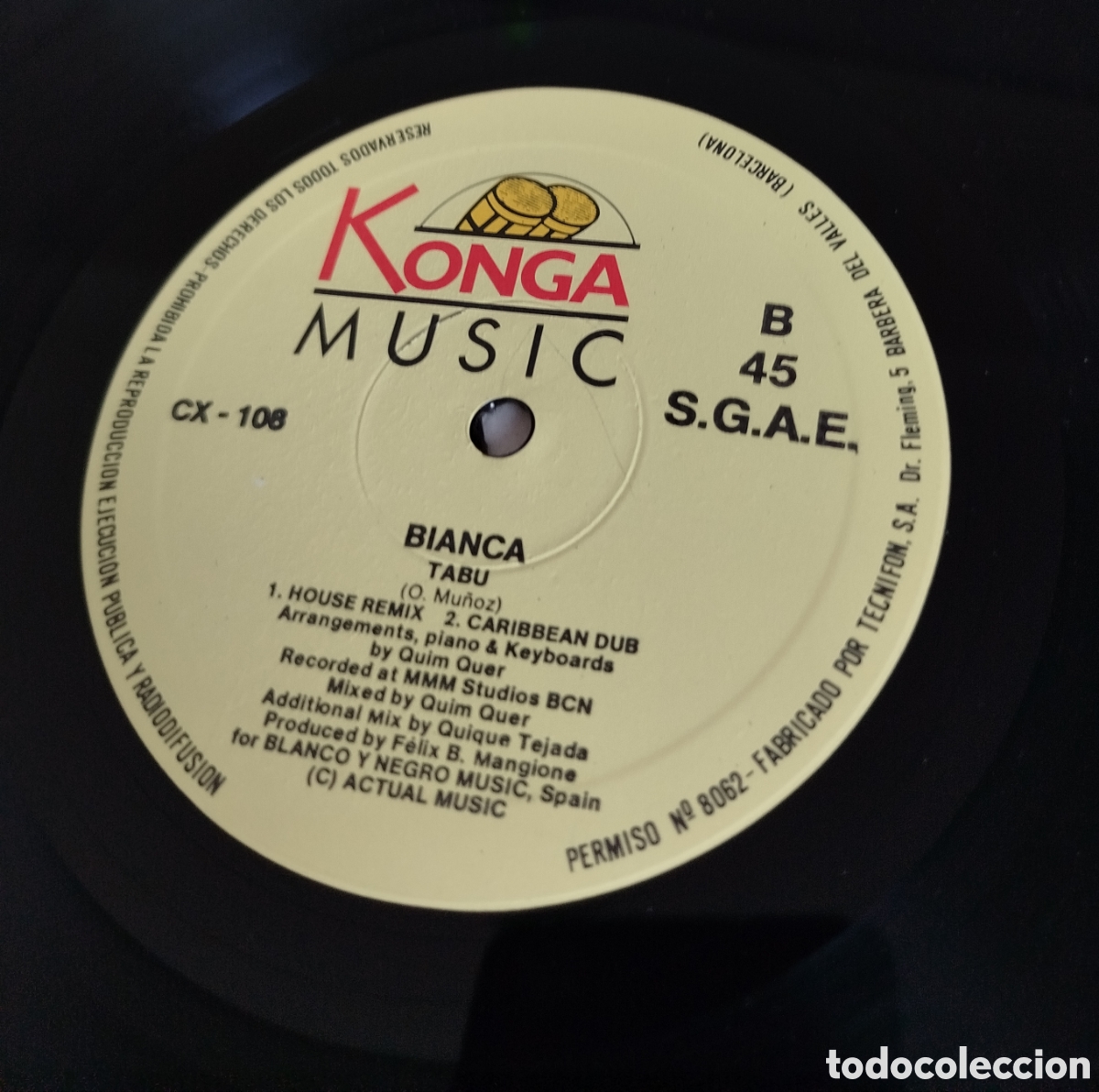 Discos de vinilo: Bianca - Tab&uacute;. LEER DESCRIPCI&Oacute;N - Foto 5