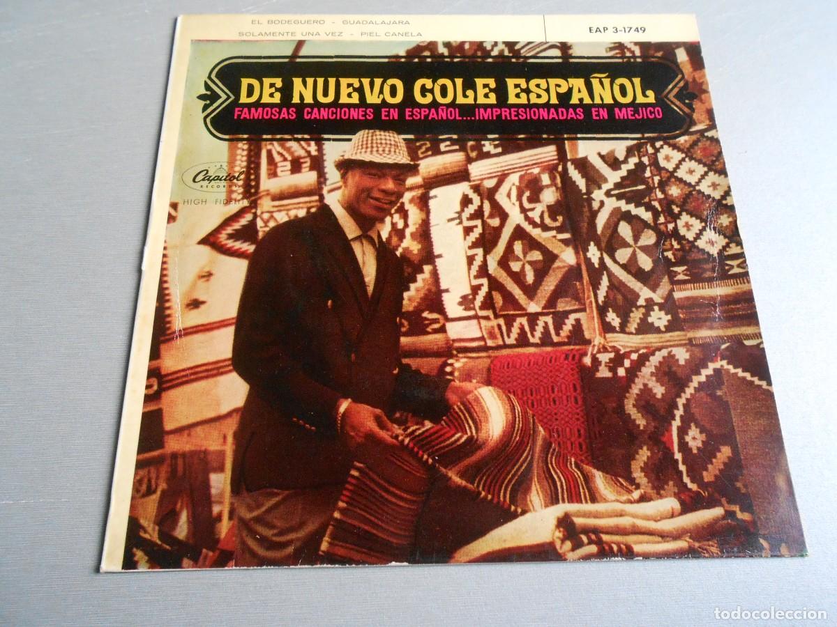 Discos de vinilo: NAT KING COLE - DE NUEVO COLE ESPA&Ntilde;OL -, EP , EL BODEGUERO + 3, A&Ntilde;O 1962, CAPITOL EAP 3-1749