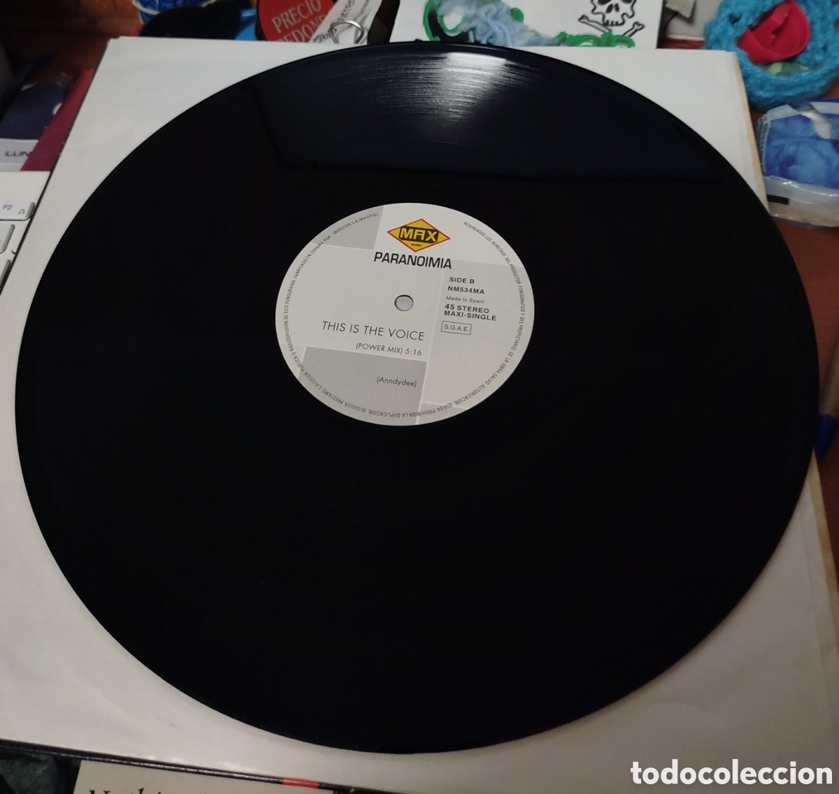 Discos de vinilo: Paranoimia - this is the voice - Foto 2