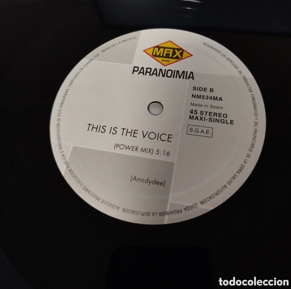 Discos de vinilo: Paranoimia - this is the voice - Foto 3