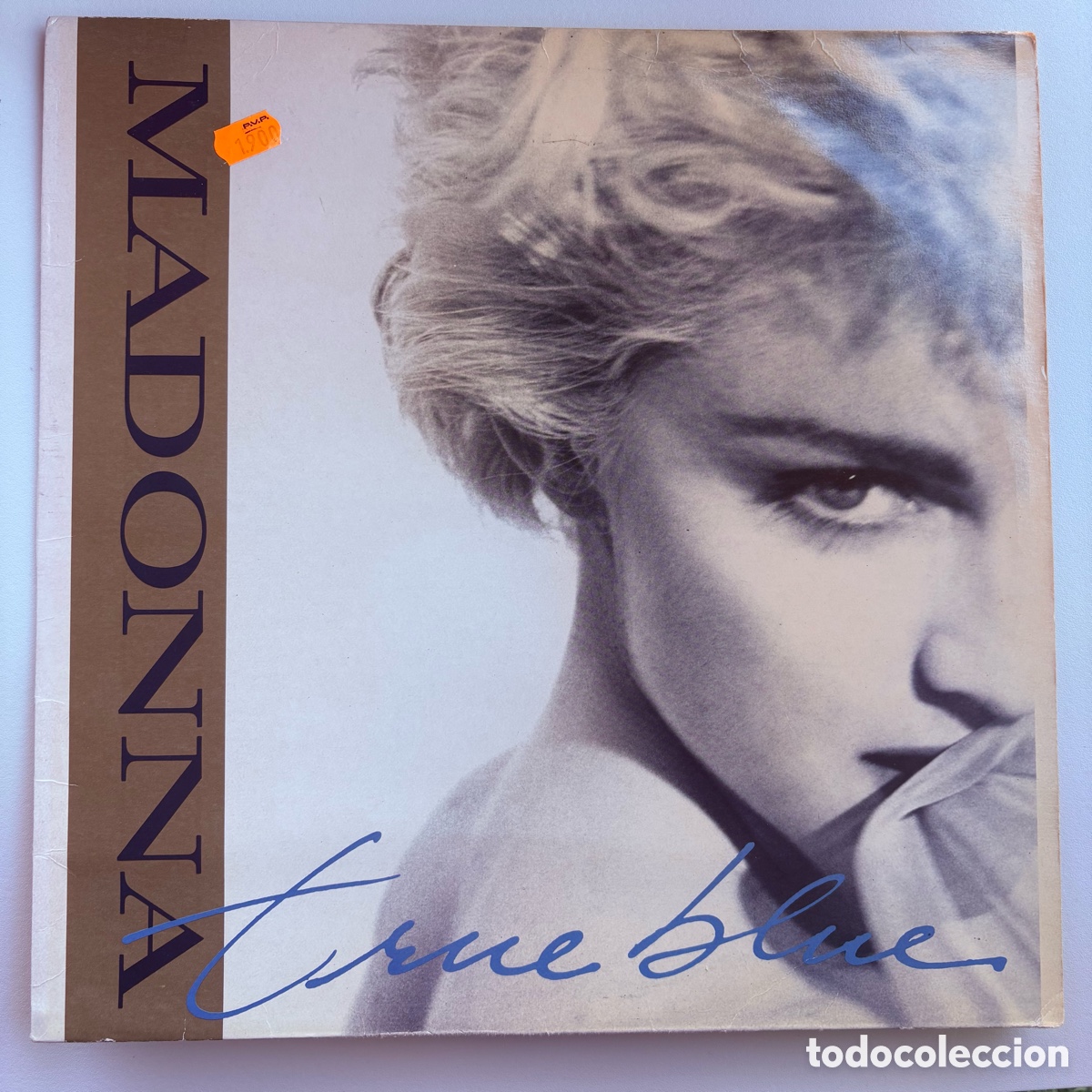 Discos de vinilo: Maxi 12&rsquo;&rsquo; madonna true blue edici&oacute;n espa&ntilde;ola de 1986