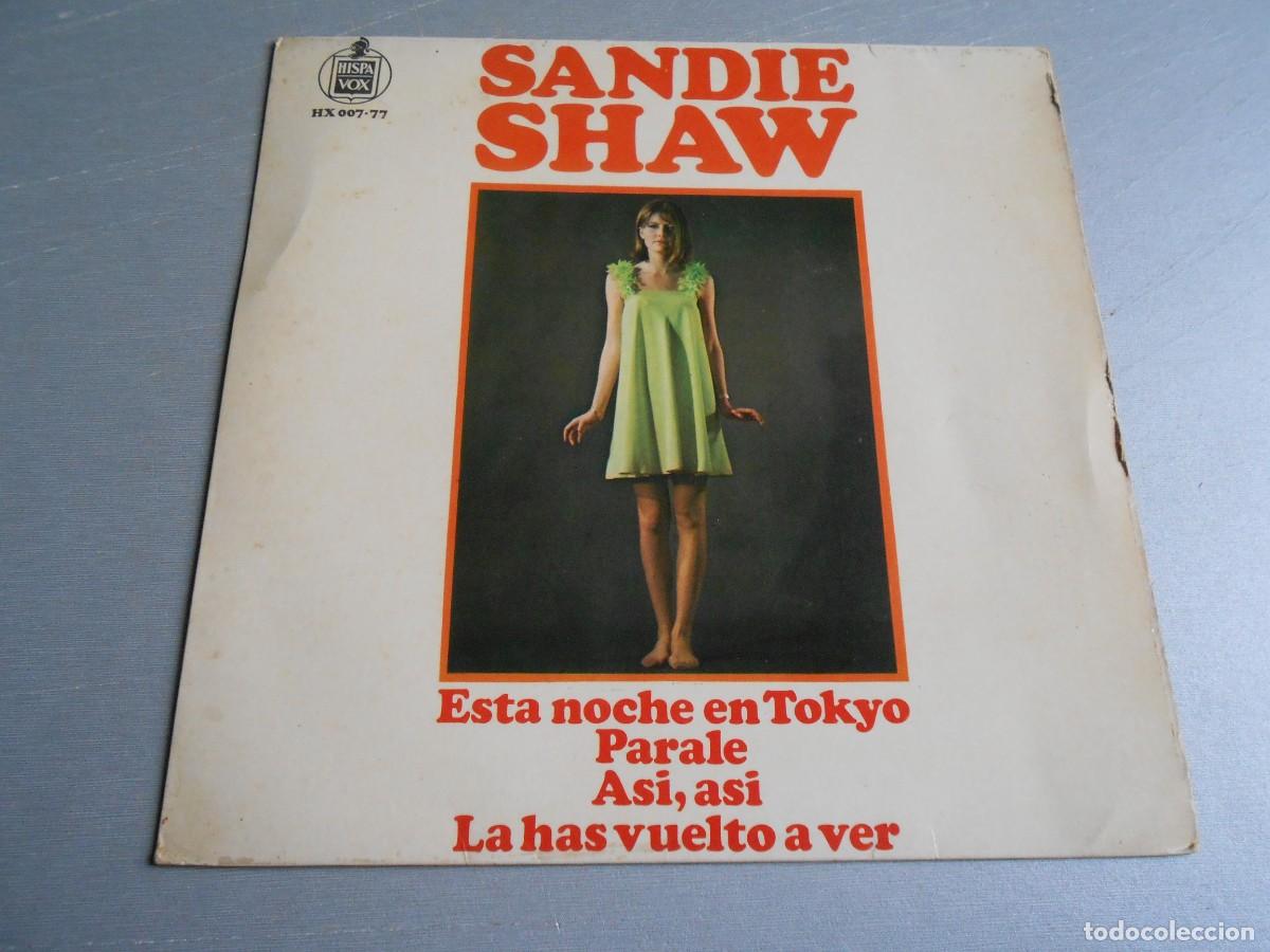 Discos de vinilo: SANDIE SHAW, EP , ESTA NOCHE EN TOKYO + 3, A&Ntilde;O 1967, HISPA VOX HX 007-77