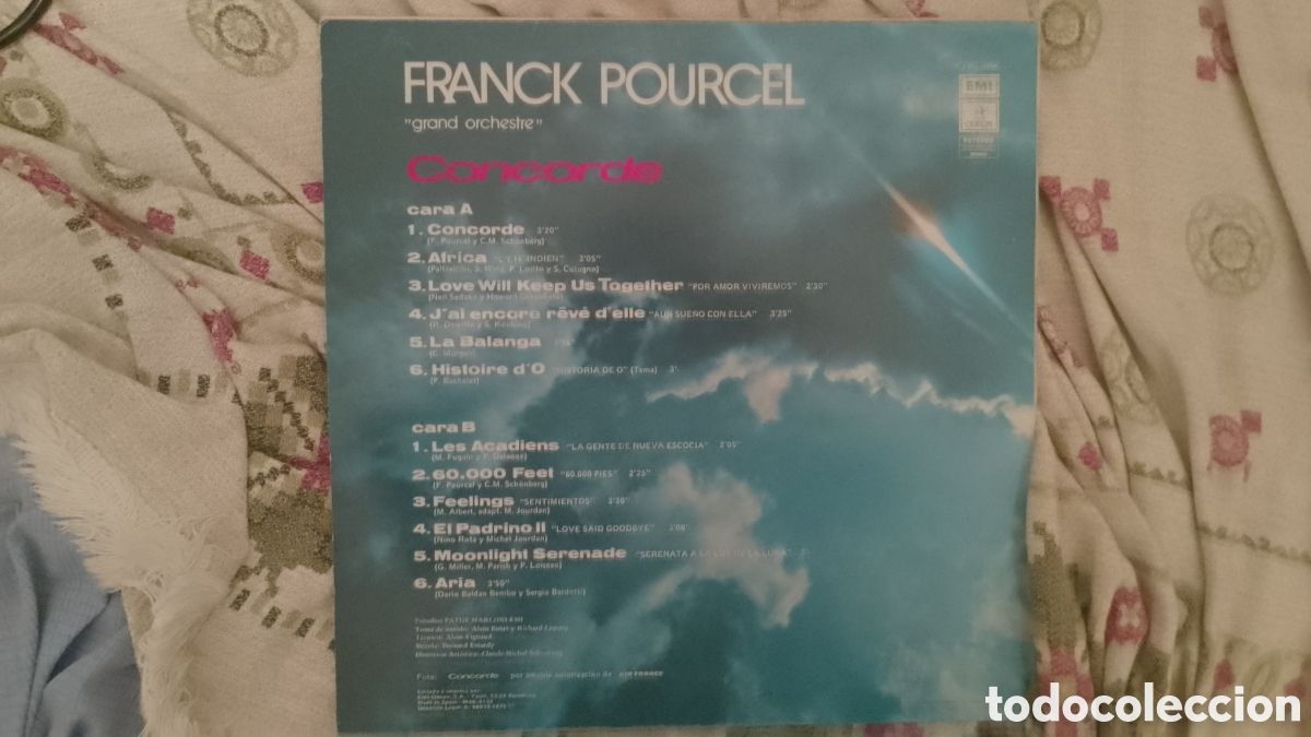 Discos de vinilo: Franck pourcel concorde - Foto 2