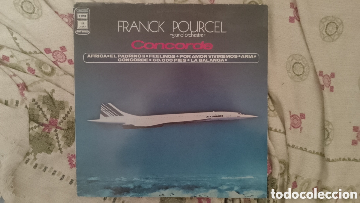 Discos de vinilo: Franck pourcel concorde