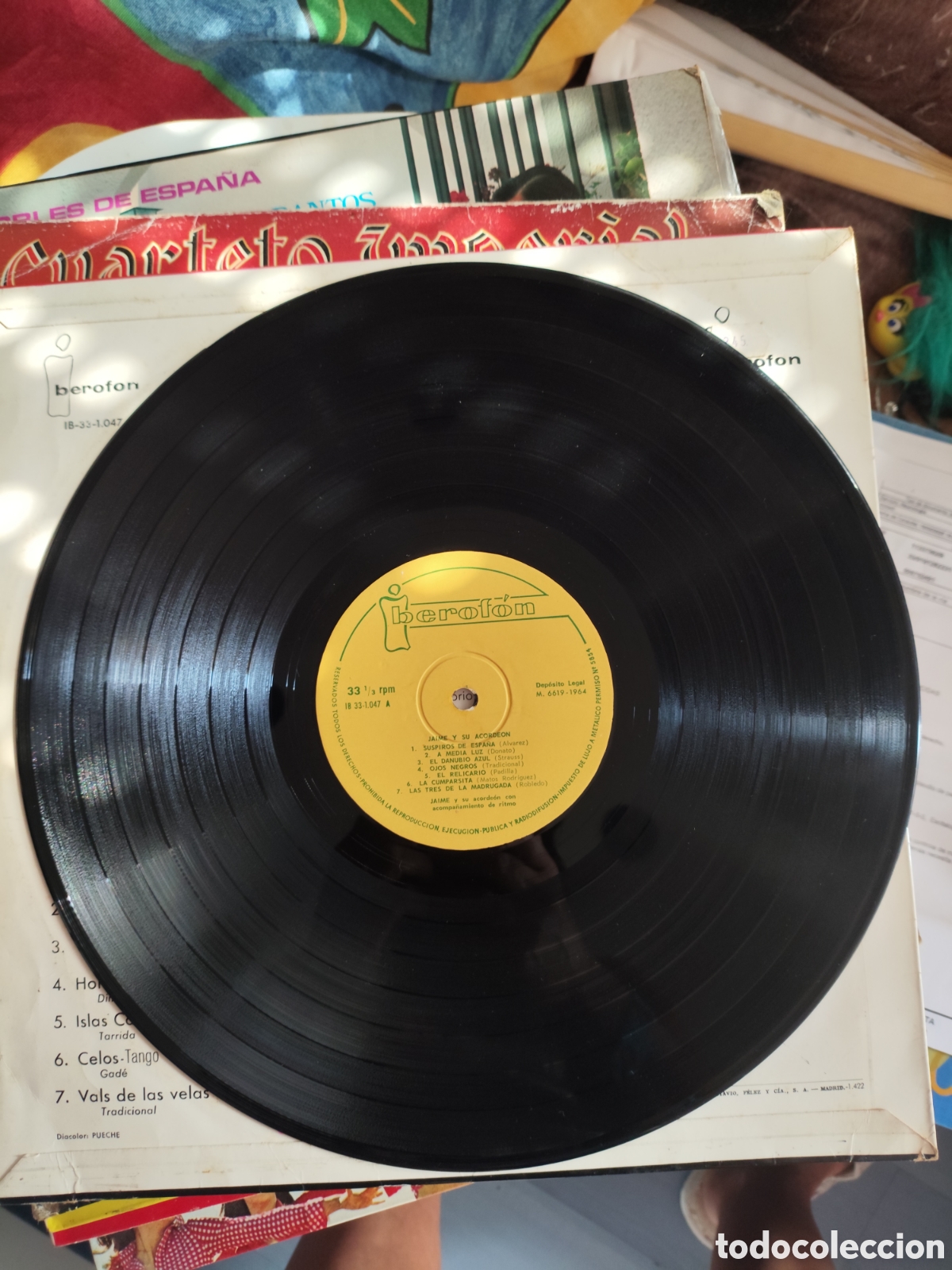 Discos de vinilo: Disco vinilo Jaime y su acorde&oacute;n - Foto 3