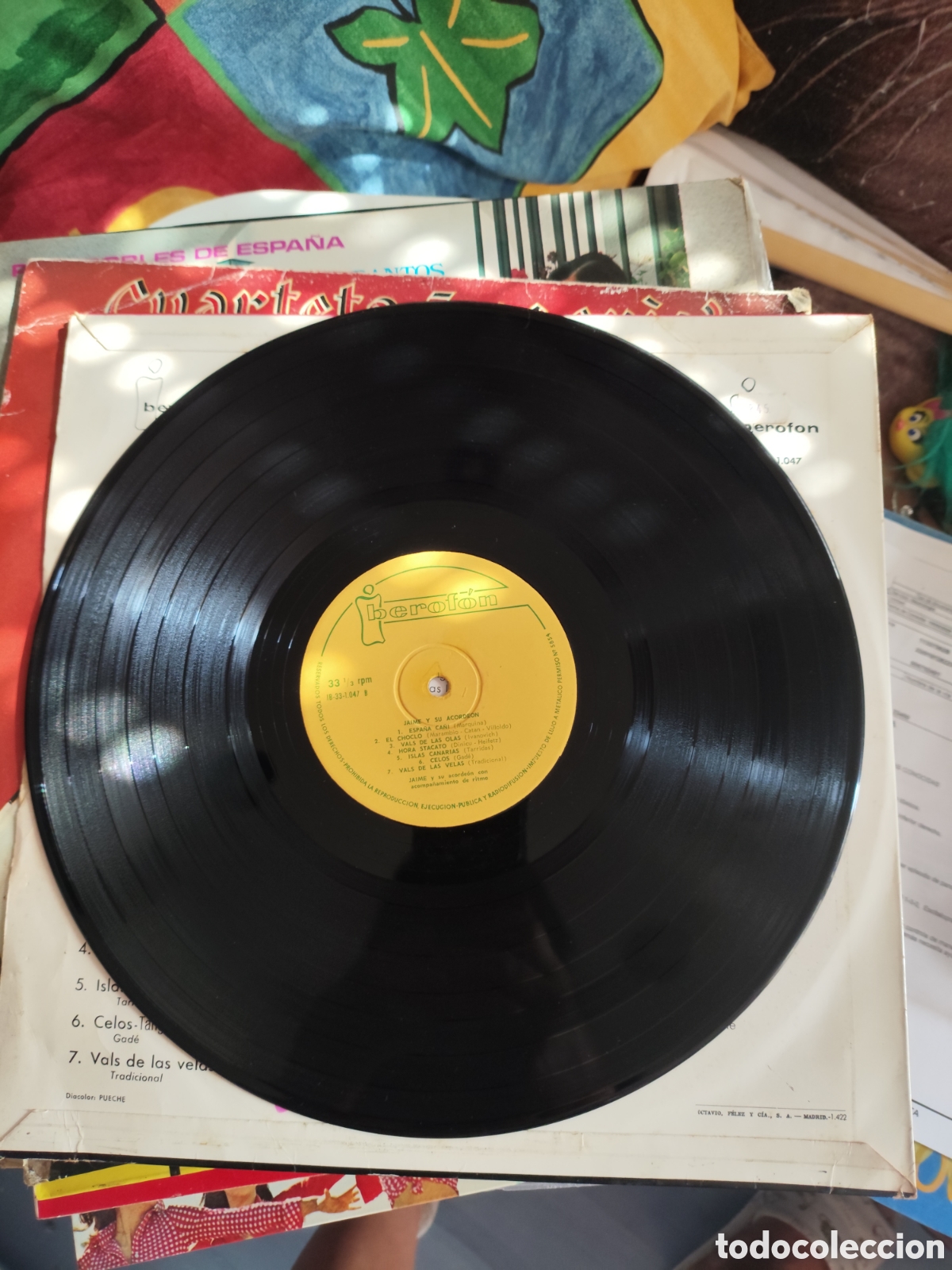Discos de vinilo: Disco vinilo Jaime y su acorde&oacute;n - Foto 4