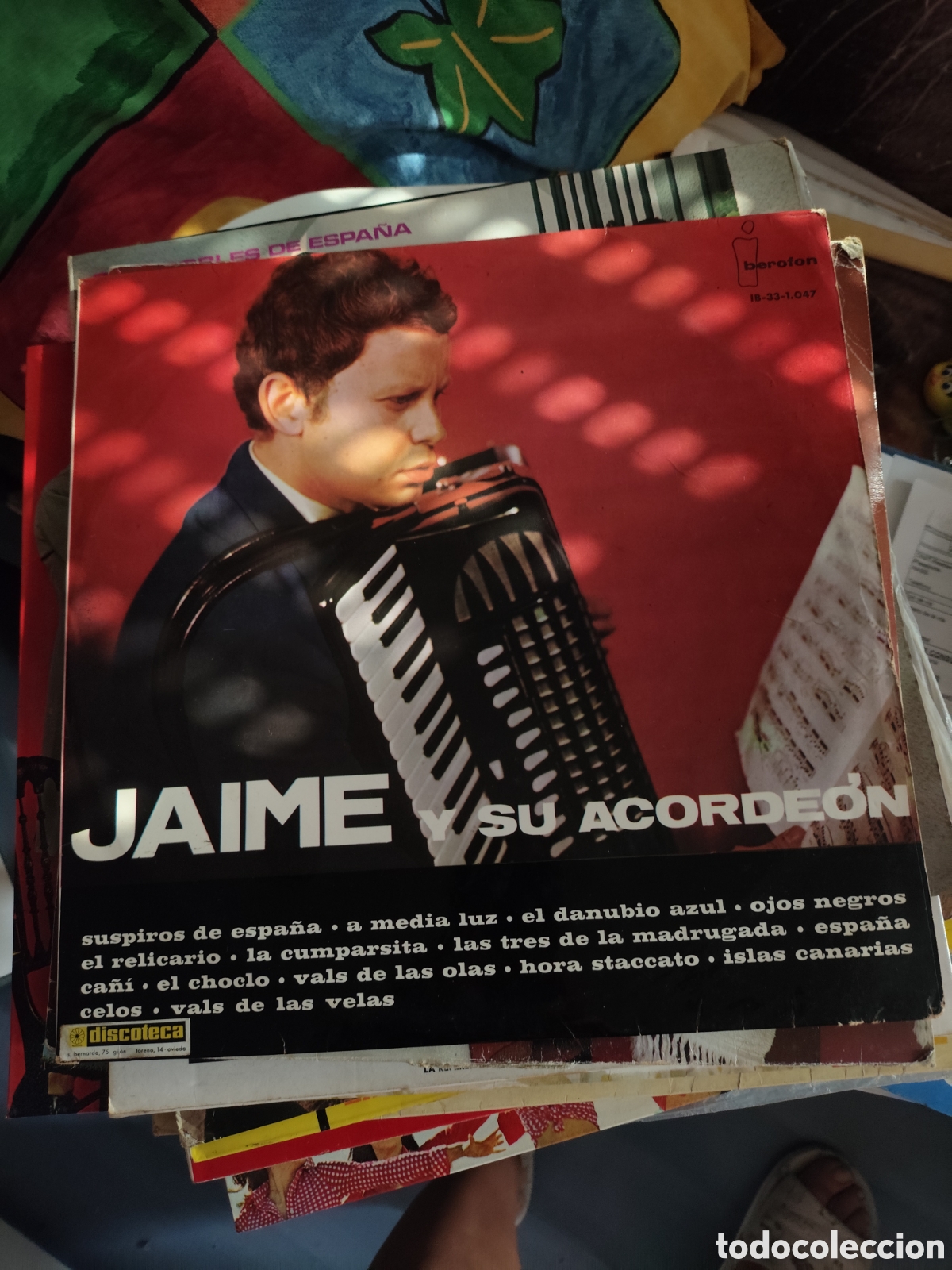 Discos de vinilo: Disco vinilo Jaime y su acorde&oacute;n