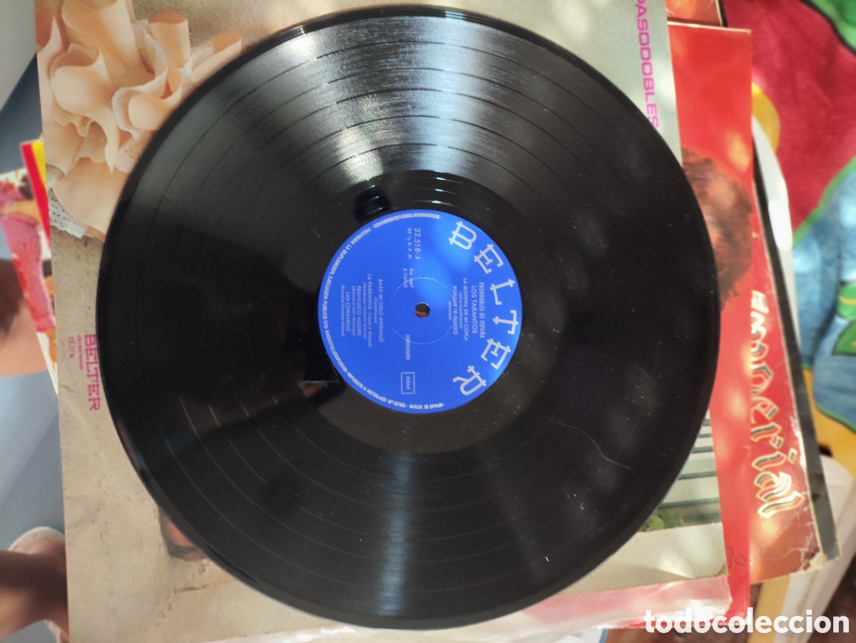 Discos de vinilo: Disco Vinilo Pasodobles de Espa&ntilde;a Los Tarantos - Foto 3