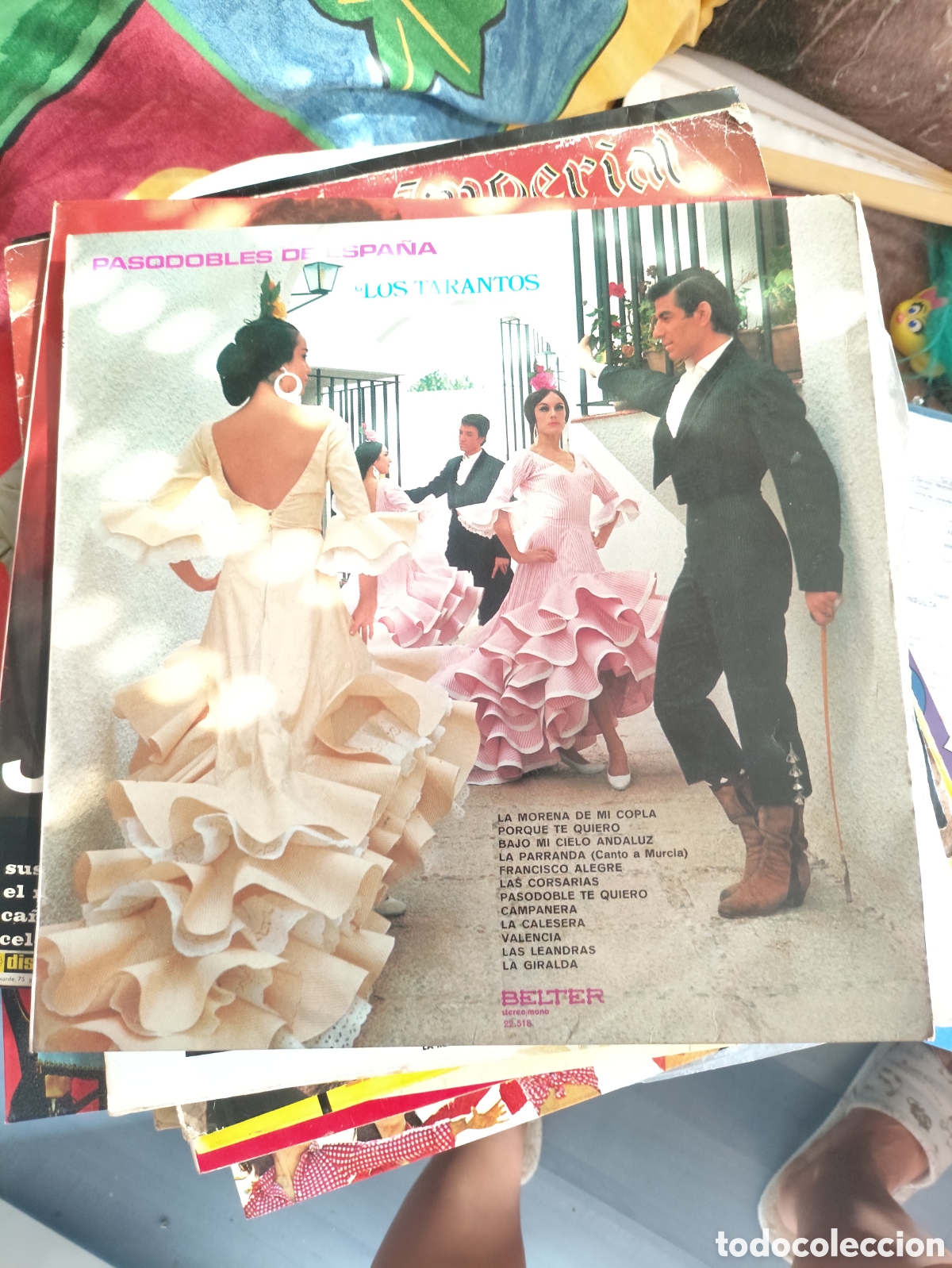 Discos de vinilo: Disco Vinilo Pasodobles de Espa&ntilde;a Los Tarantos - Foto 1
