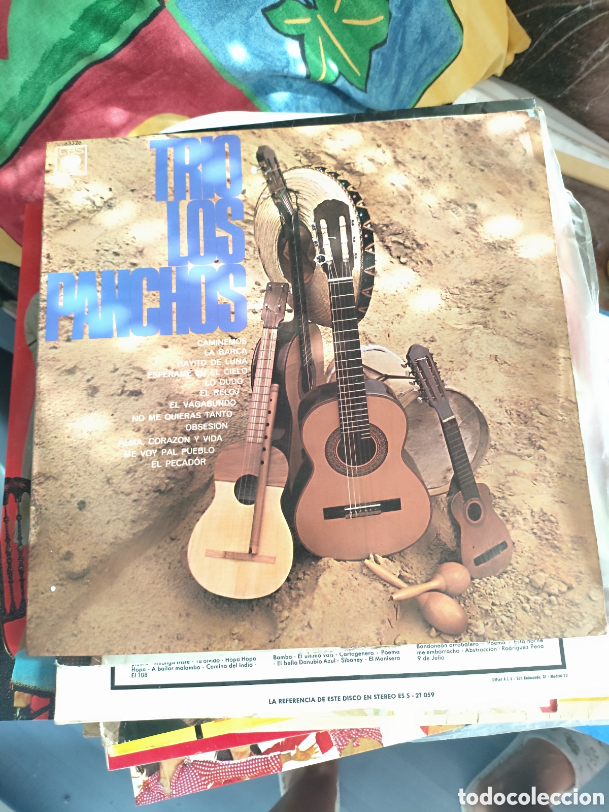 Discos de vinilo: Disco Vinilo Tr&iacute;o Los Panchos
