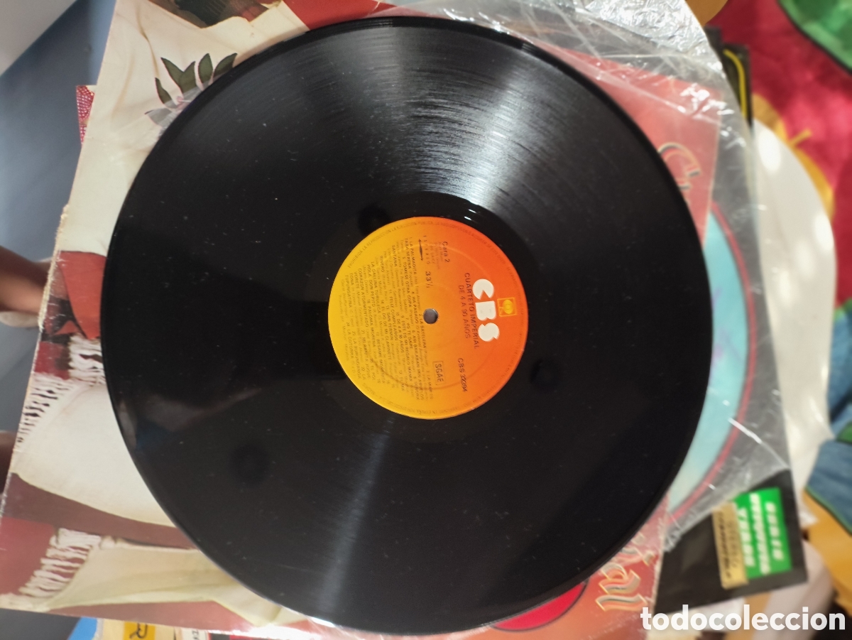 Discos de vinilo: Disco Vinilo De 4 a 90 a&ntilde;os Cuarteto Imperial - Foto 4
