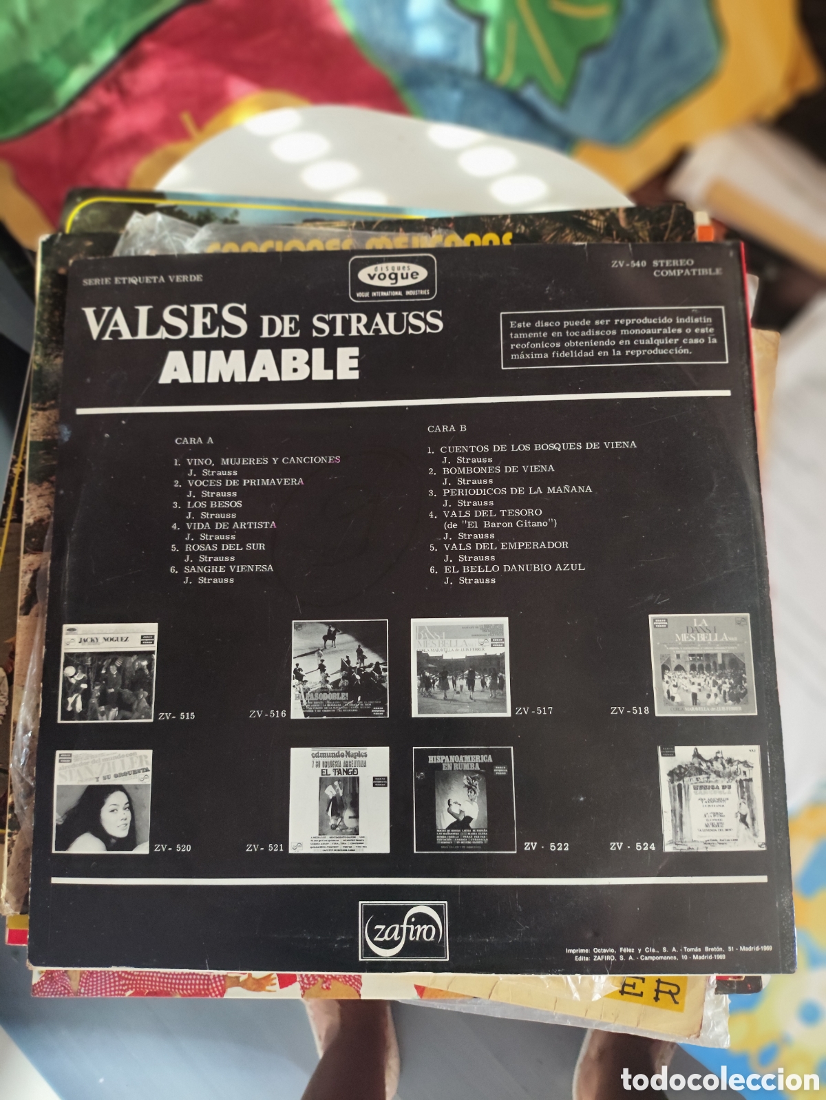 Discos de vinilo: Disco vinilo Valses de Johann Strauss - Foto 2