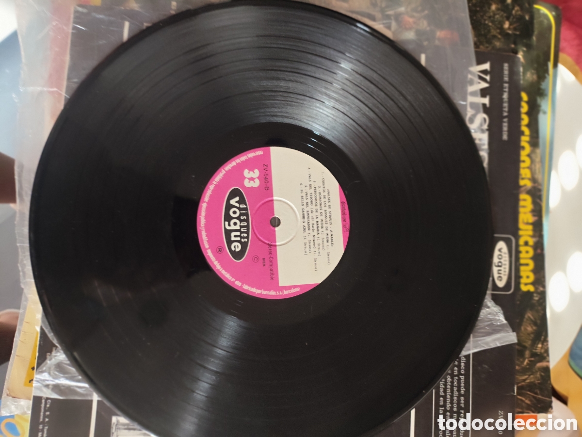Discos de vinilo: Disco vinilo Valses de Johann Strauss - Foto 4