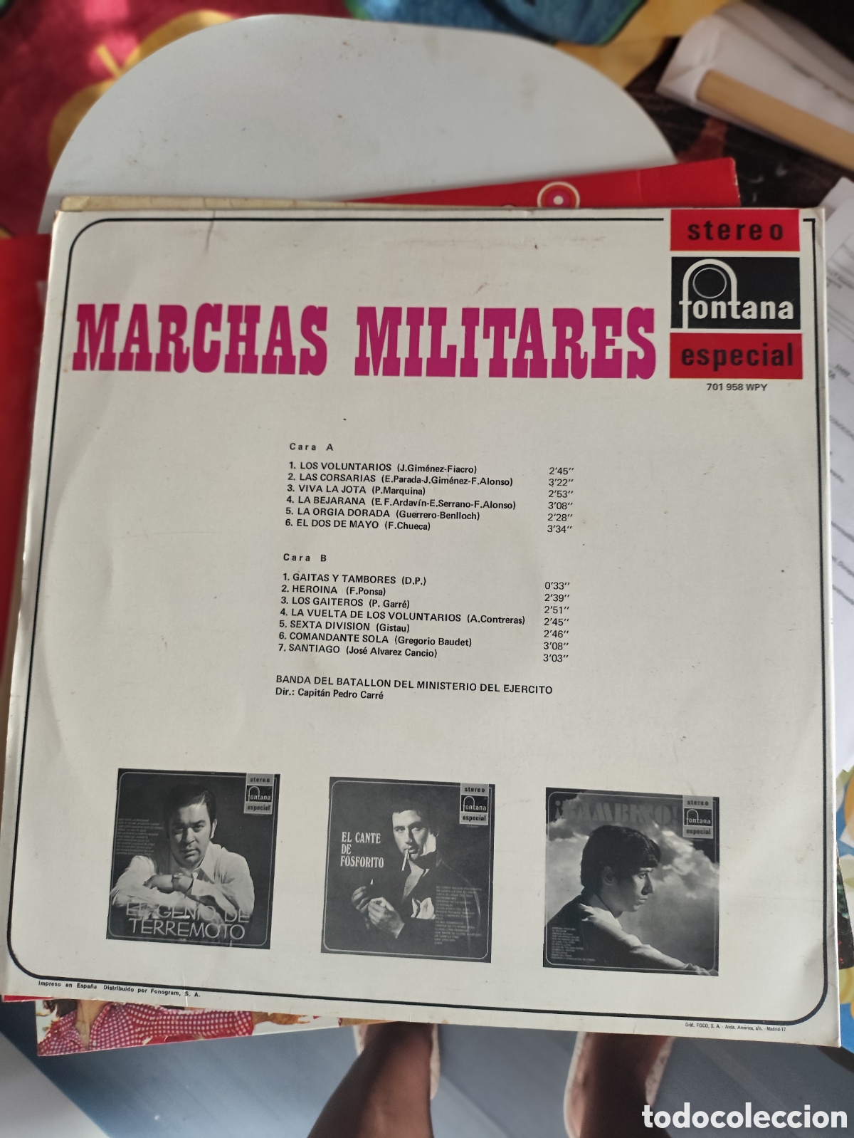 Discos de vinilo: Disco Vinilo Marchas militares - Foto 2