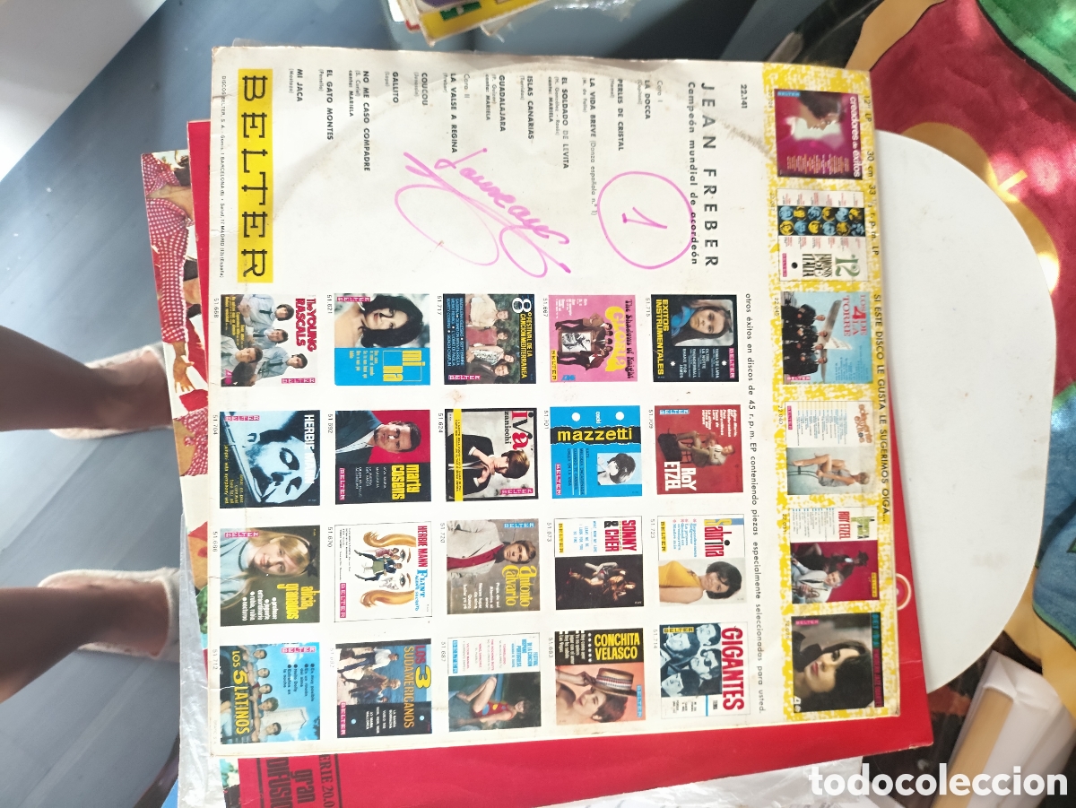 Discos de vinilo: Disco vinilo Jean Freber - Foto 2