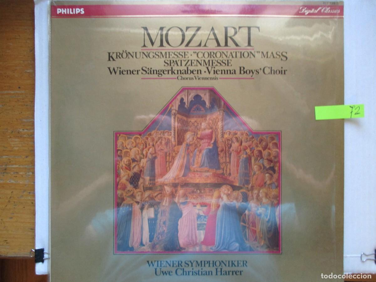 Discos de vinilo: DISCO LP ,MUSICA DE MOZART , DIVERSAS COMPOSICIONES, EDITADO PHILIPS ,BUEN ESTADO